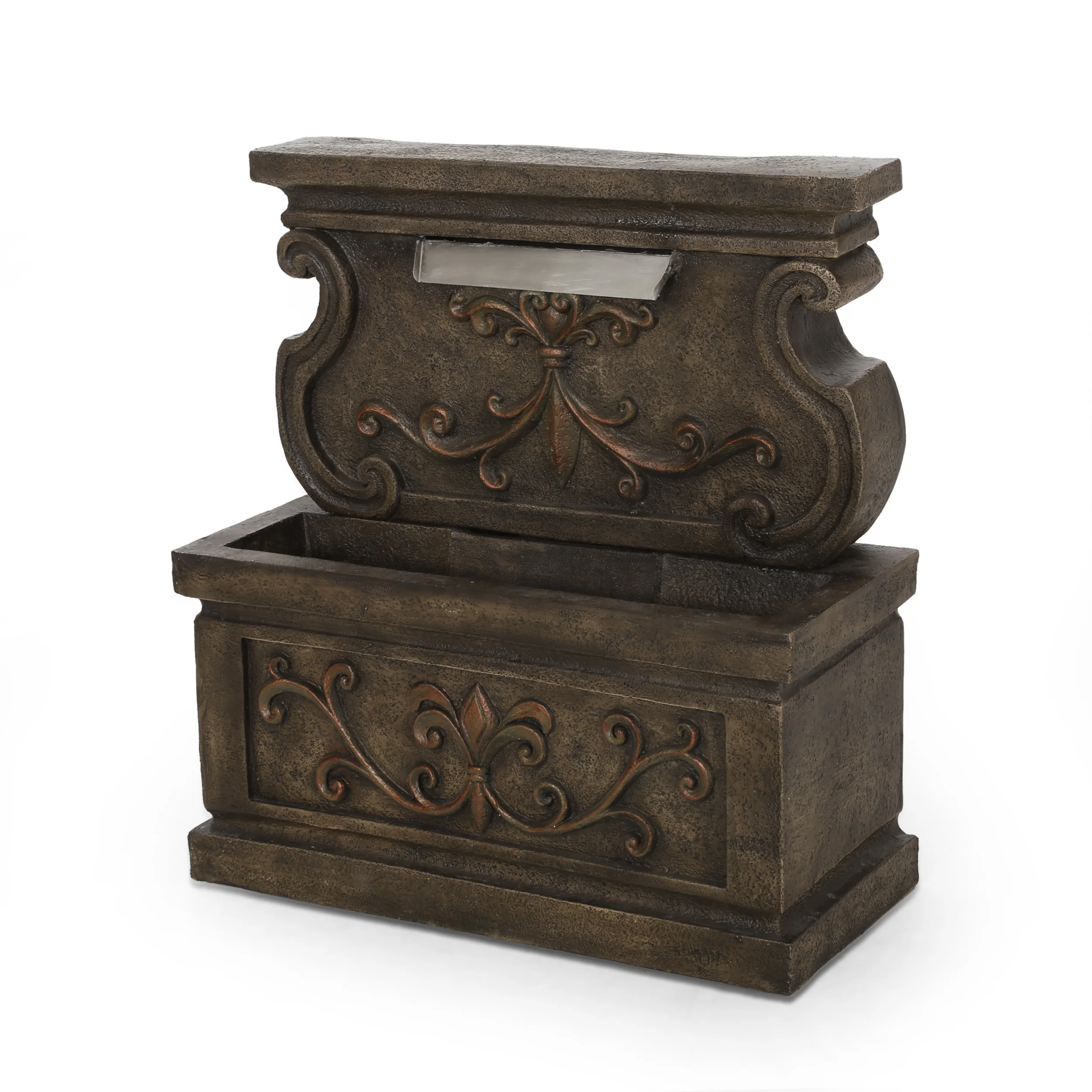 Lyerly Outdoor Patina Fountain - furnishings
