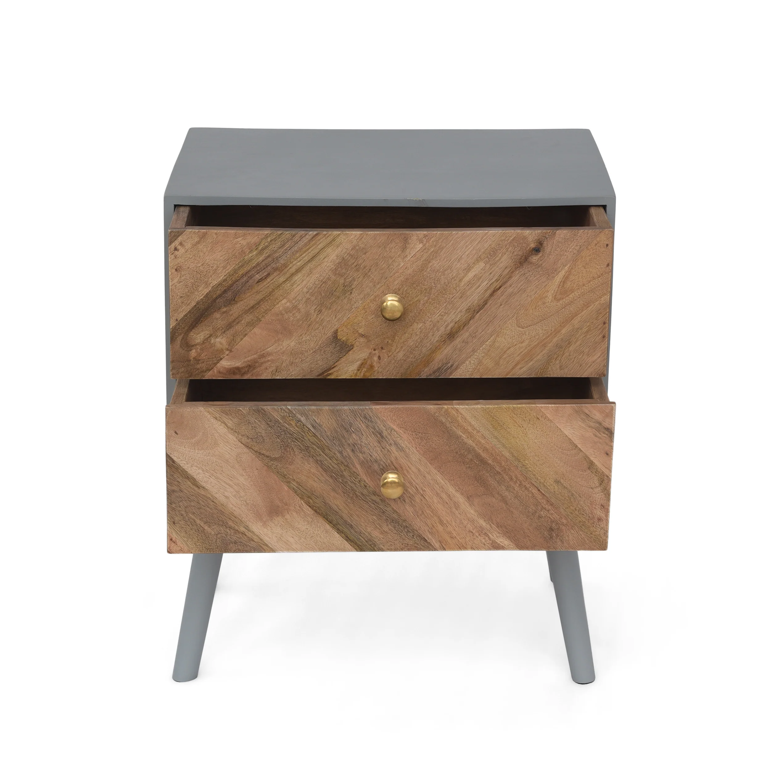 Ranya Mango Wood 2 Drawer Cabinet - furnishings