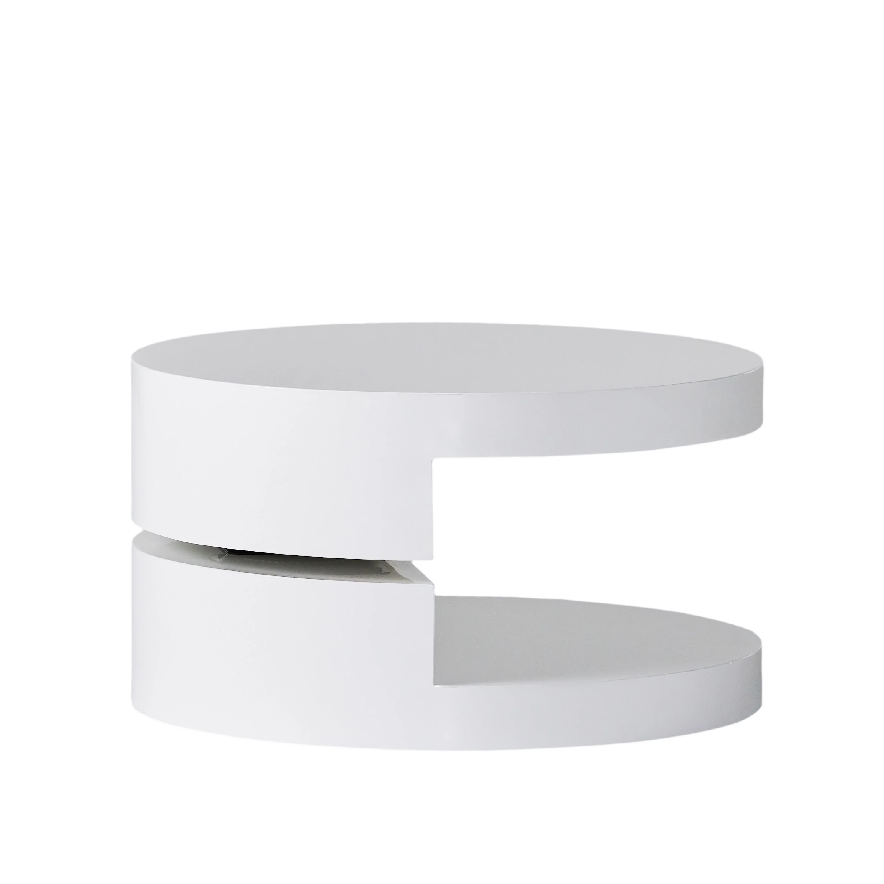 Emerson Small Circular Mod Swivel Coffee Table - furnishings
