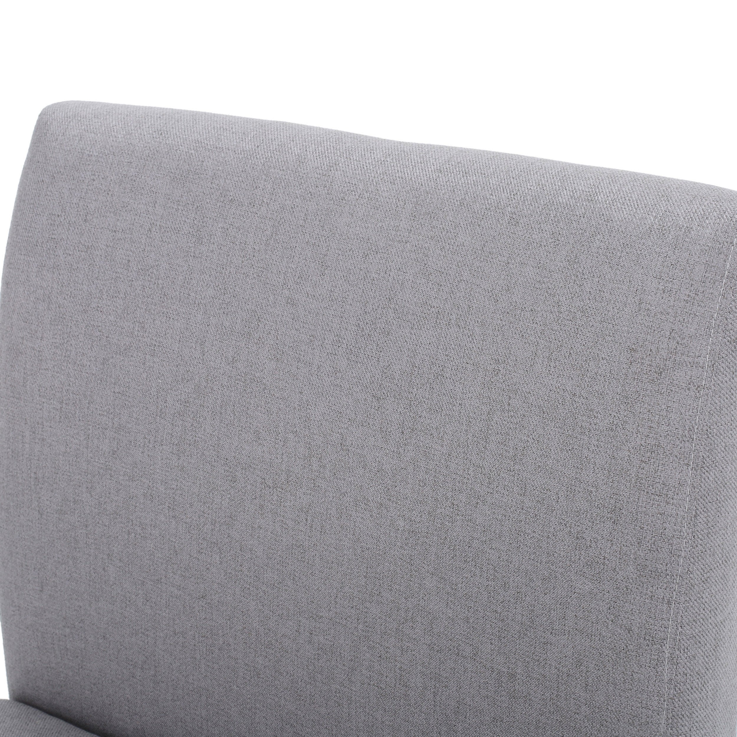 Kendal Contemporary Fabric Slipper Accent Chair - furnishings