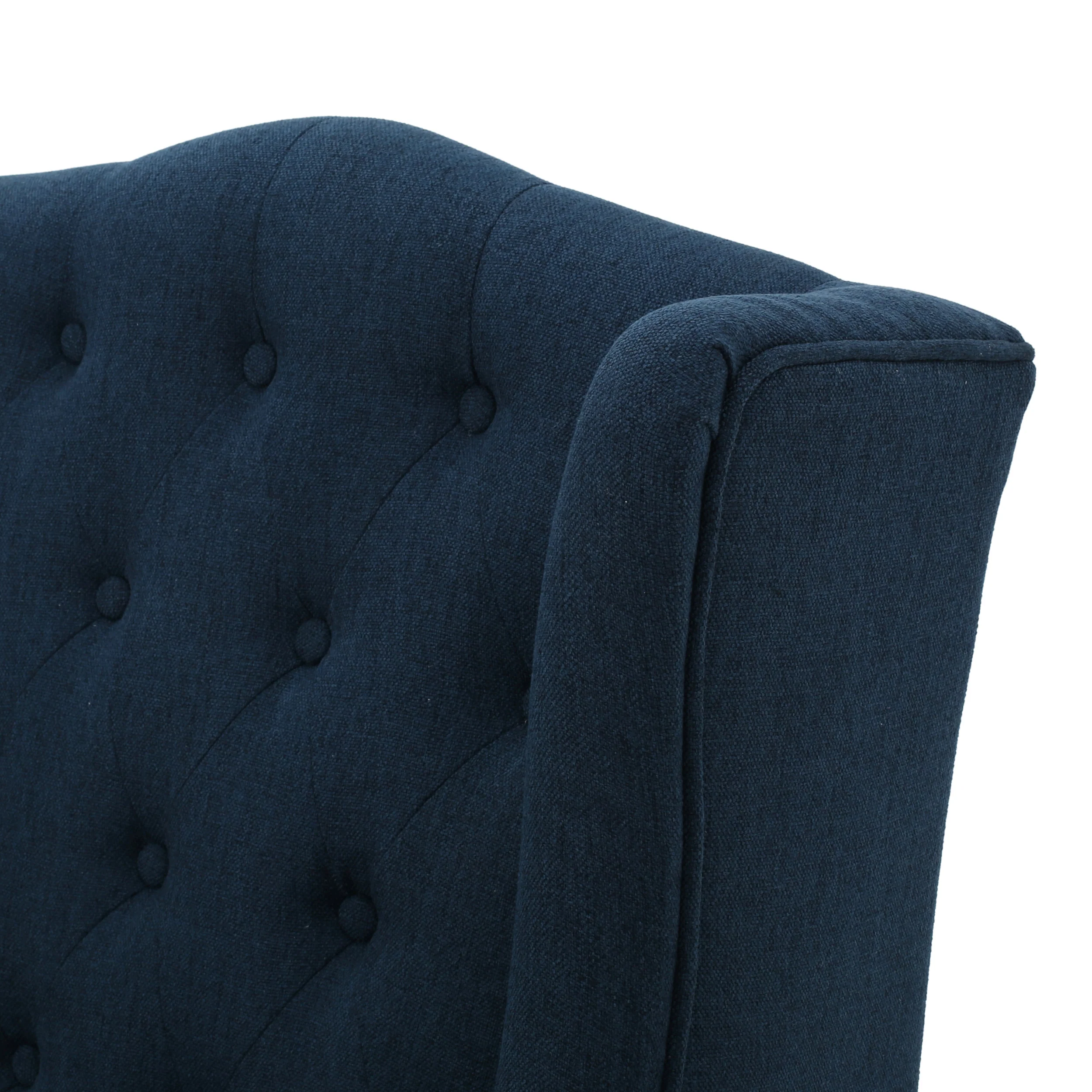 Clarice Fabric High Back Wingback  Accent Chair - furnishings