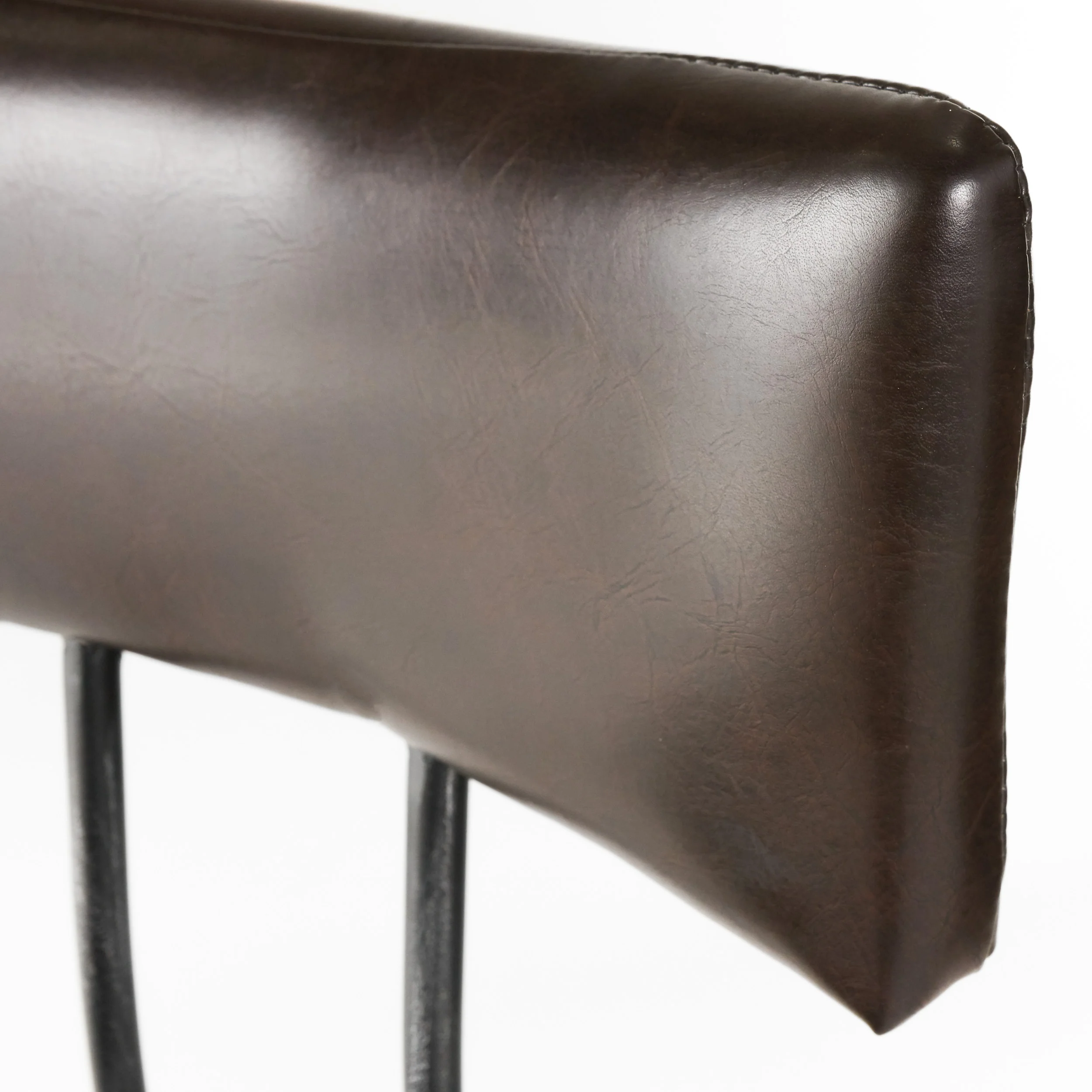 Samthorn Metal Industrial Adjustable Barstool With Backrest - furnishings