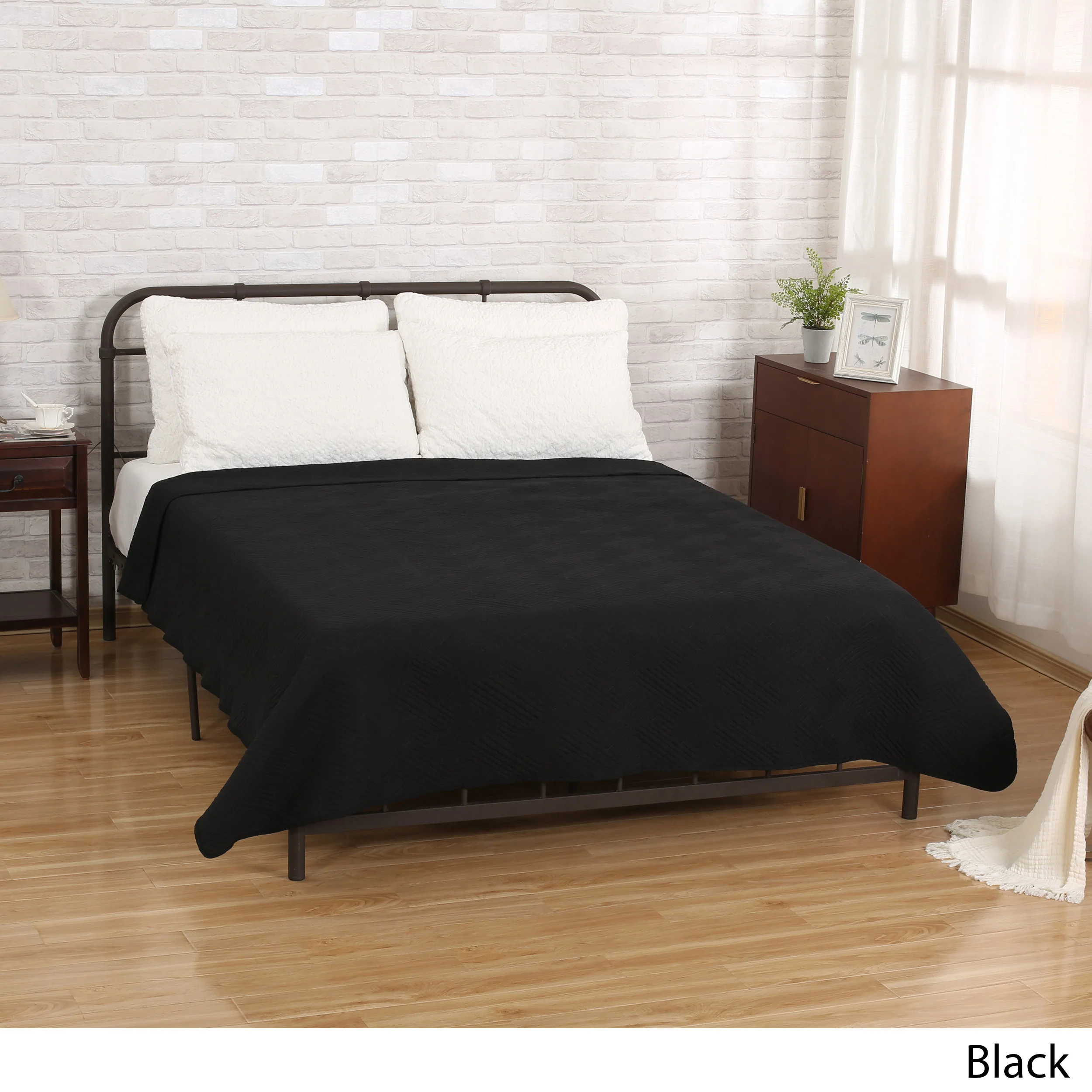 Cohen Double Bed Fabric Quilt - furnishings