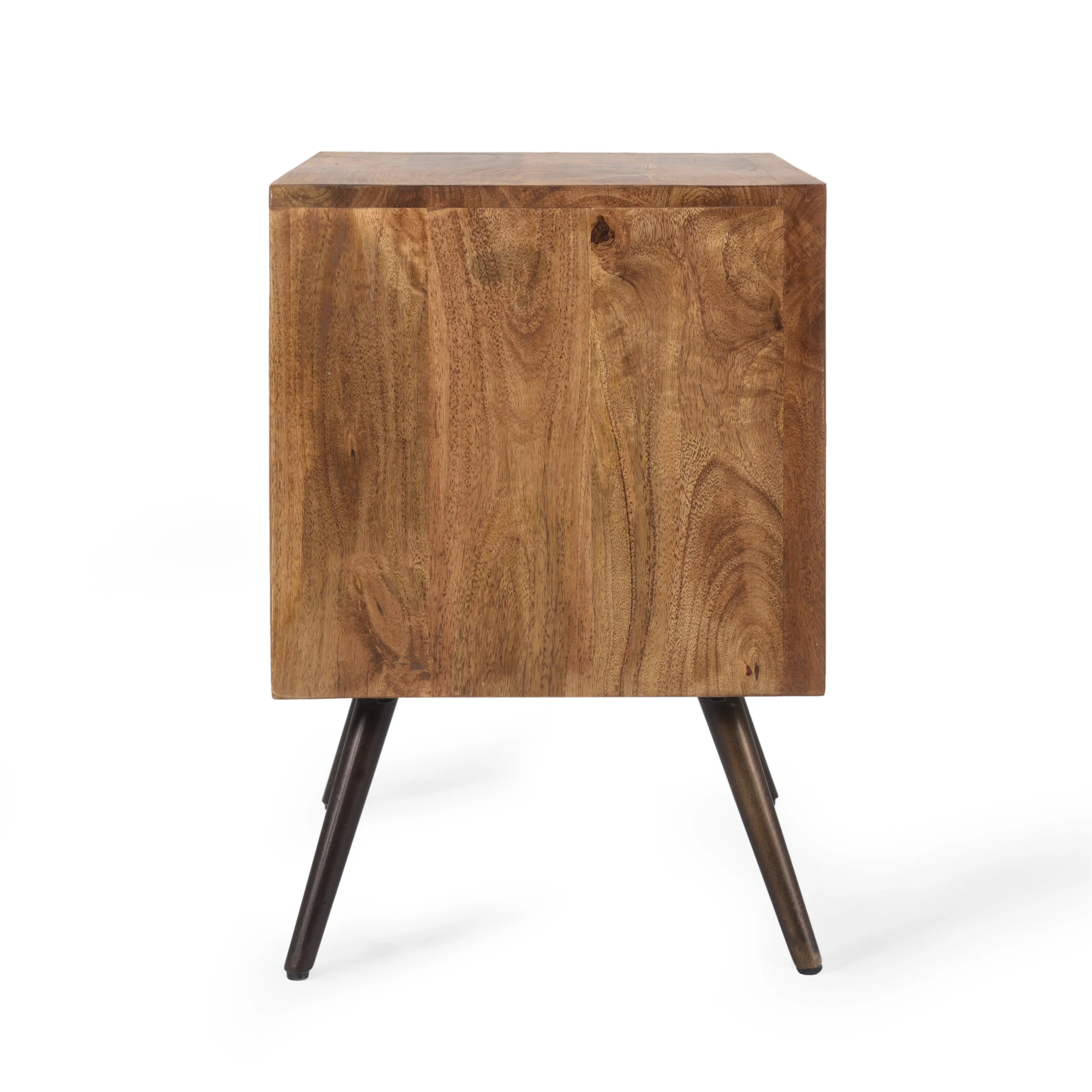 Riha Mid-Century Modern Mango Wood Cabinet - furnishings