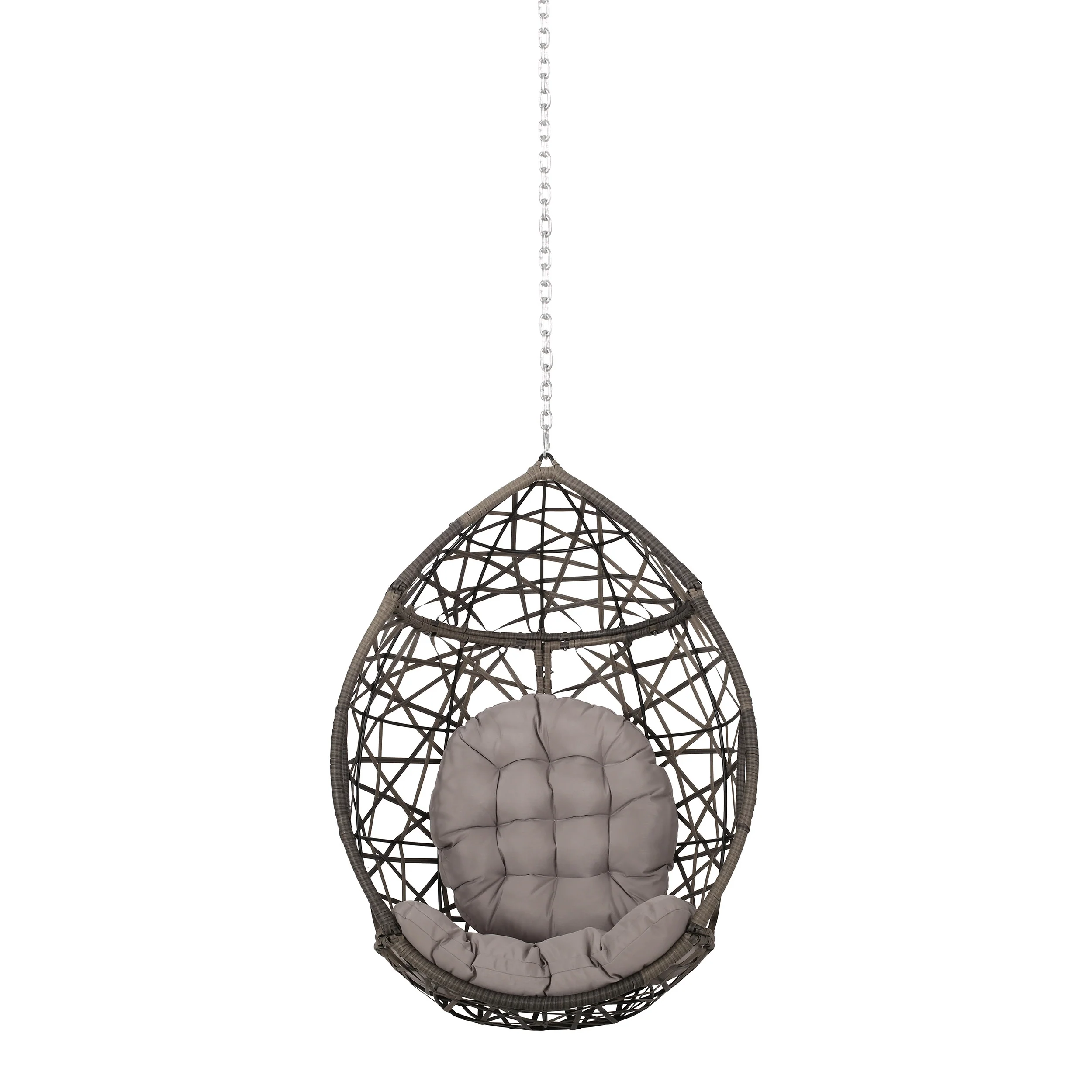 Layden Indoor/Outdoor Wicker Hanging Egg / Teardrop Chair (NO STAND) - furnishings