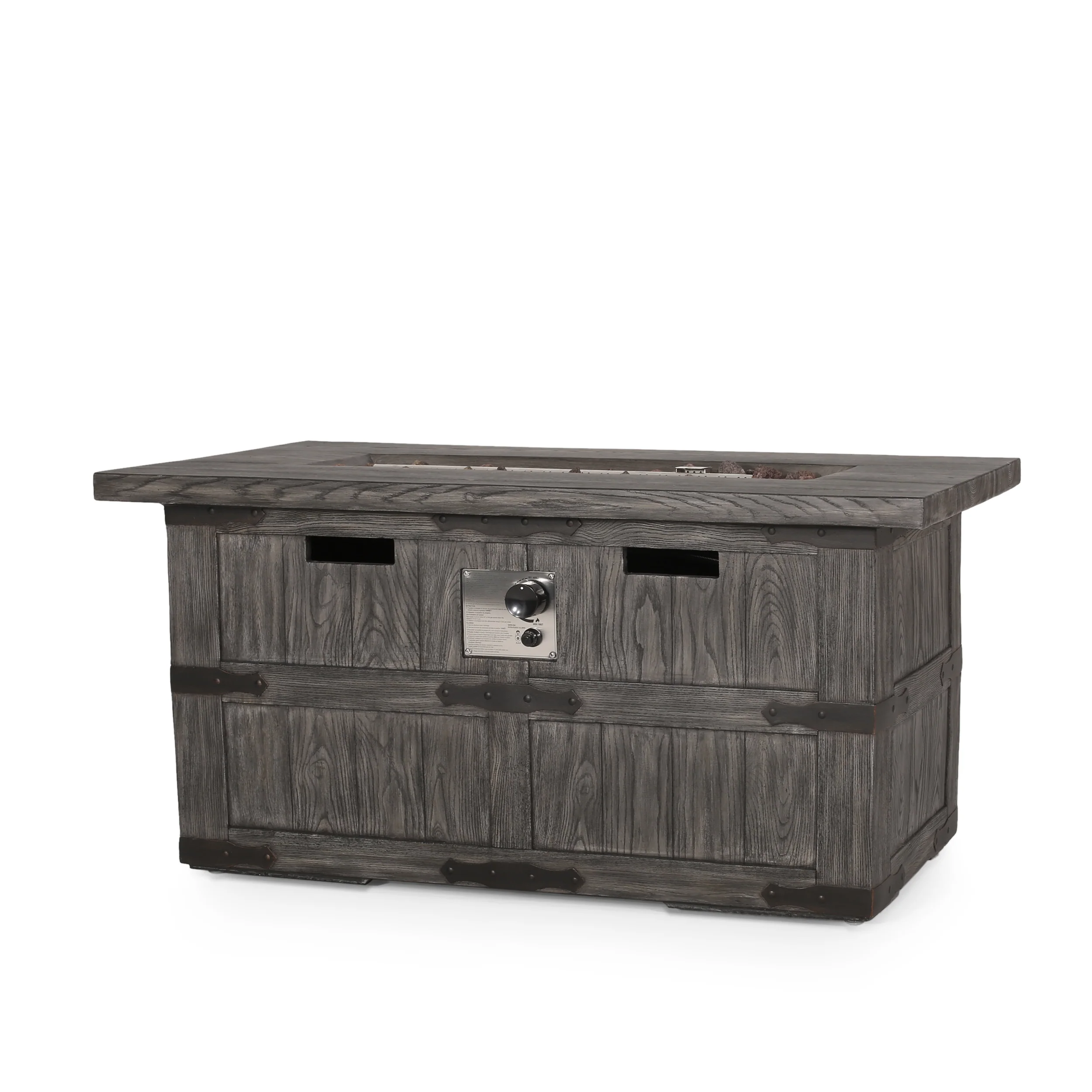 Voll Outdoor 40,000 BTU Rectangle Fire Pit - furnishings