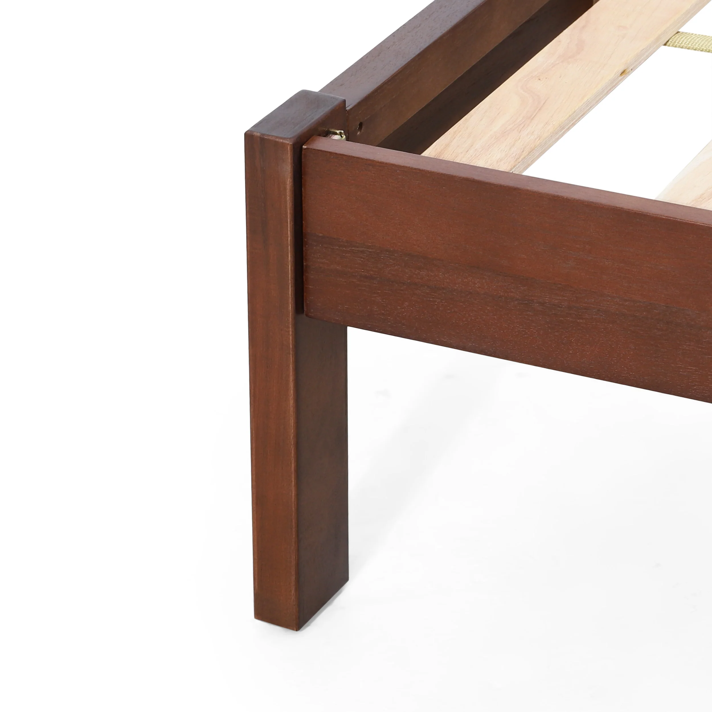 Kashtyn Modern Farmhouse Acacia Wood Queen Bed Platform - furnishings