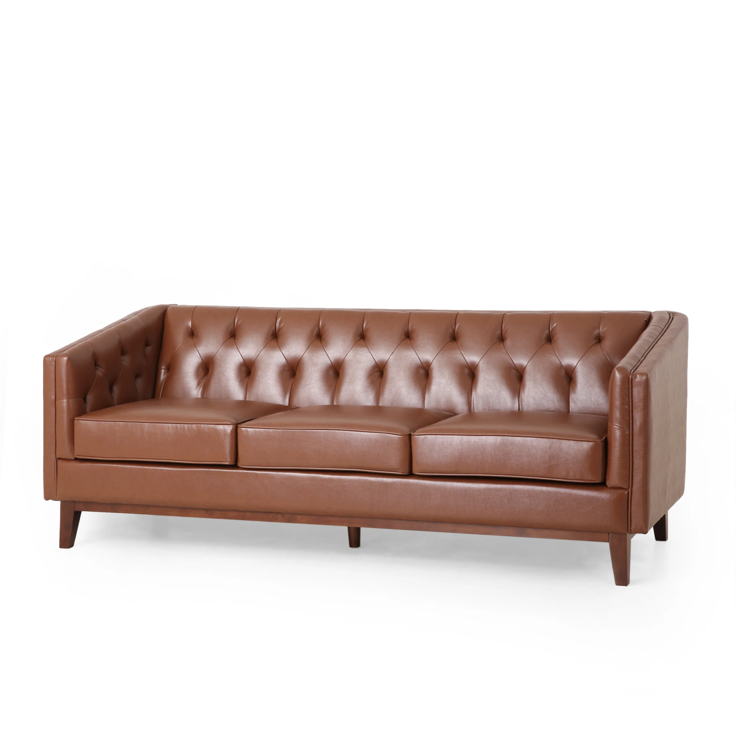 Colstrip Contemporary Upholstered 3 Seater Sofa - furnishings
