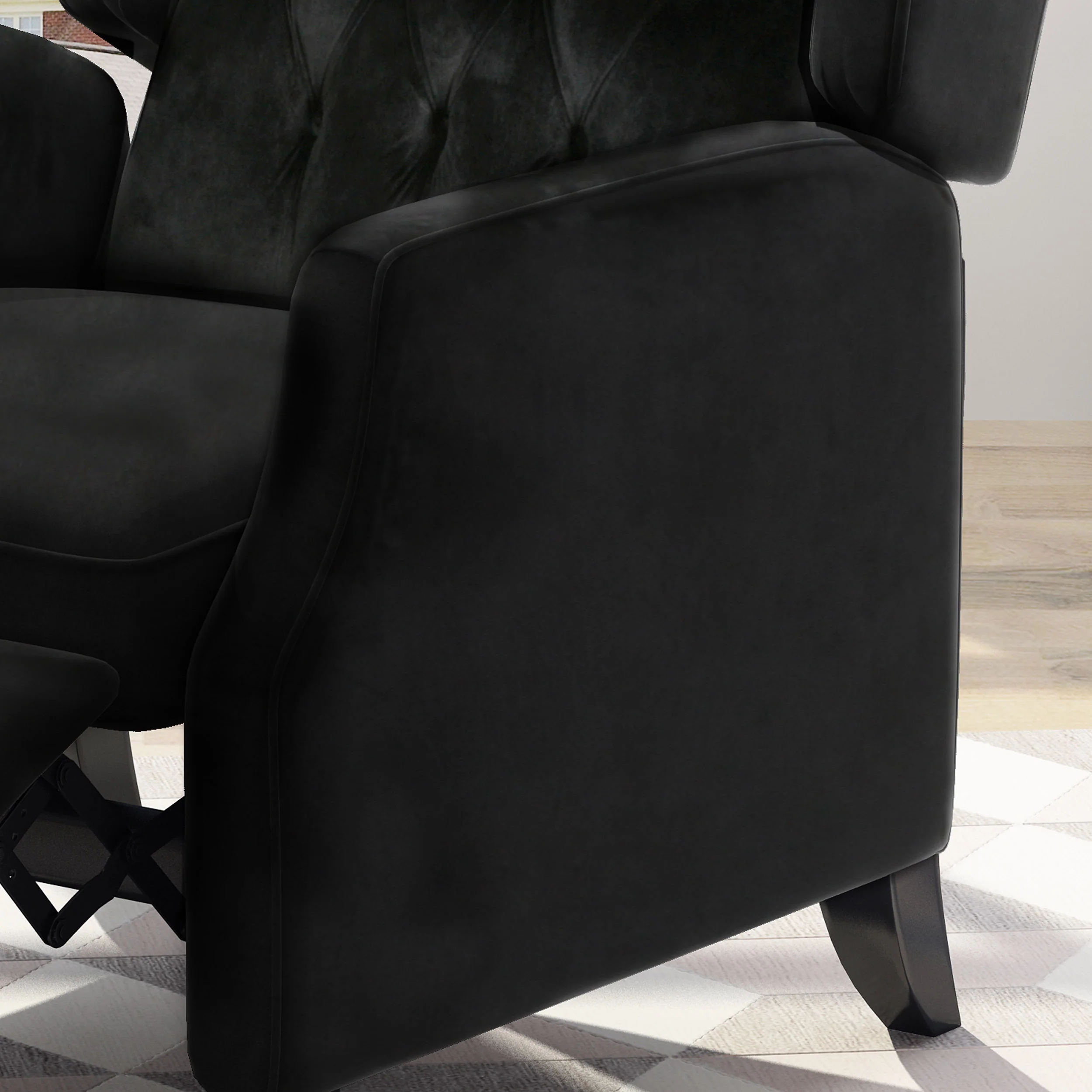 Diana Traditional Wingback Recliner - furnishings