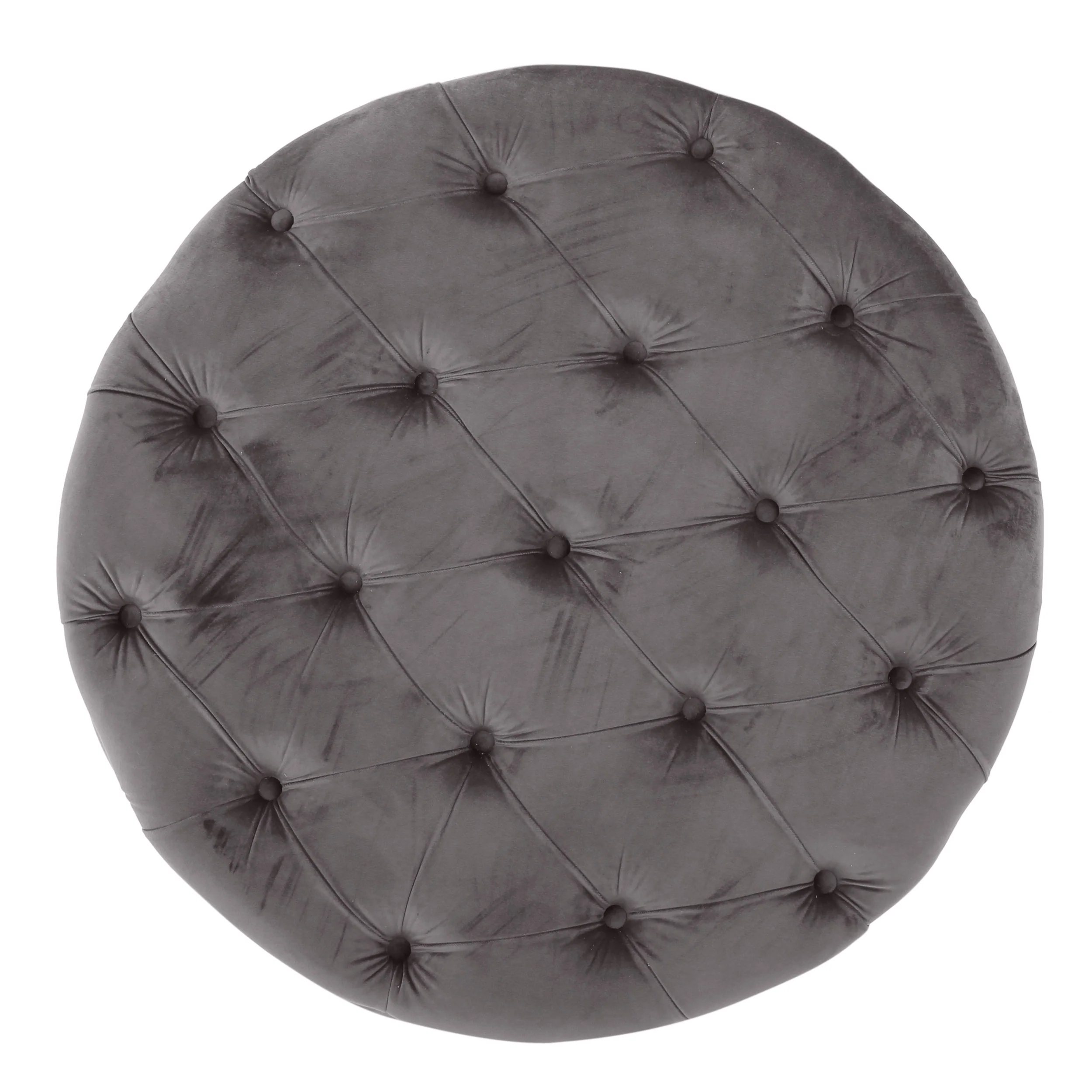 Maelyn Plush New Velvet Ottoman - furnishings