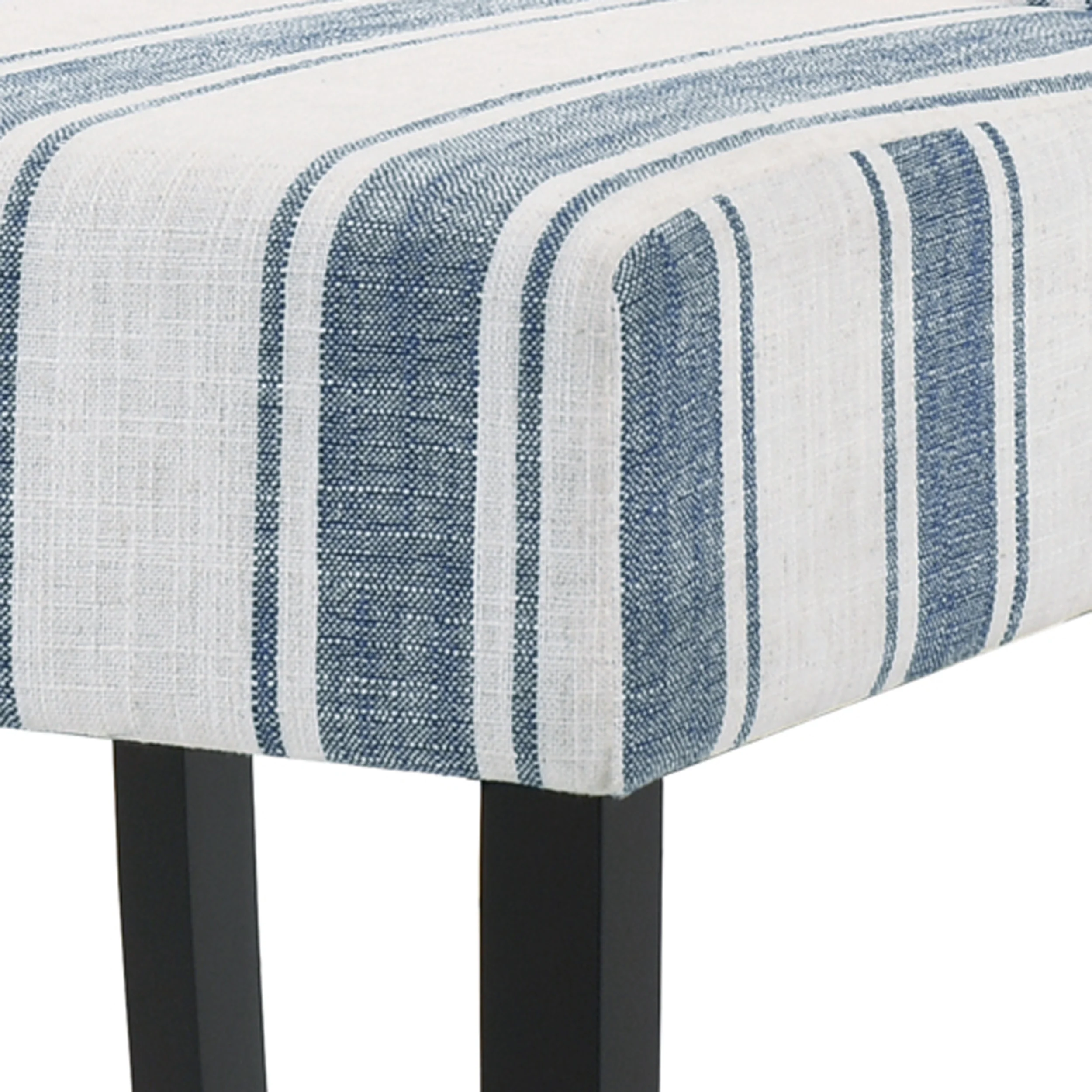 Percival Contemporary Upholstered Striped Dining Chairs, Set of 2 - furnishings