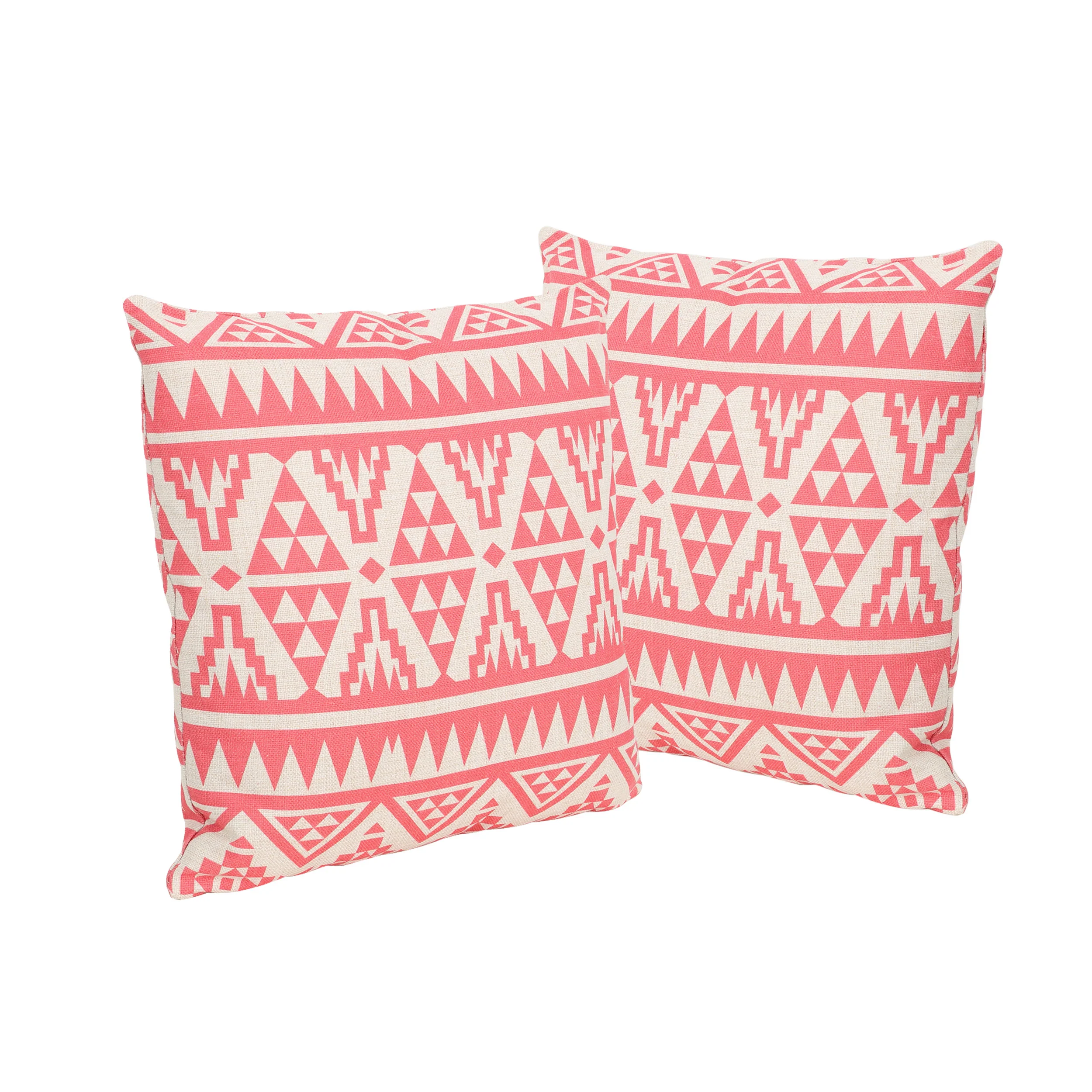 Fred Outdoor 18-inch Water Resistant Square Pillows (Set of 2) - furnishings