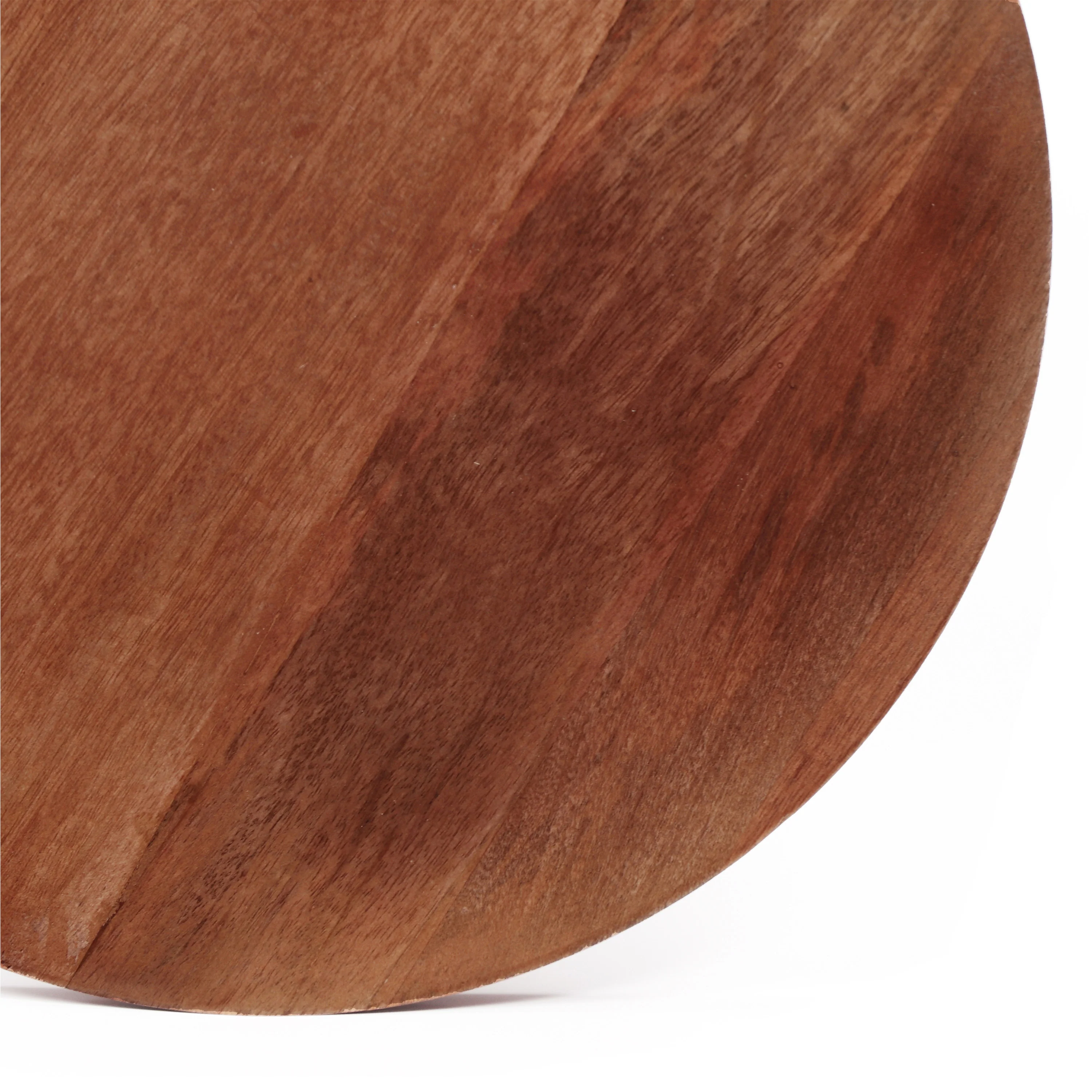 Orablu Modern Round Mango Wood End Table - furnishings