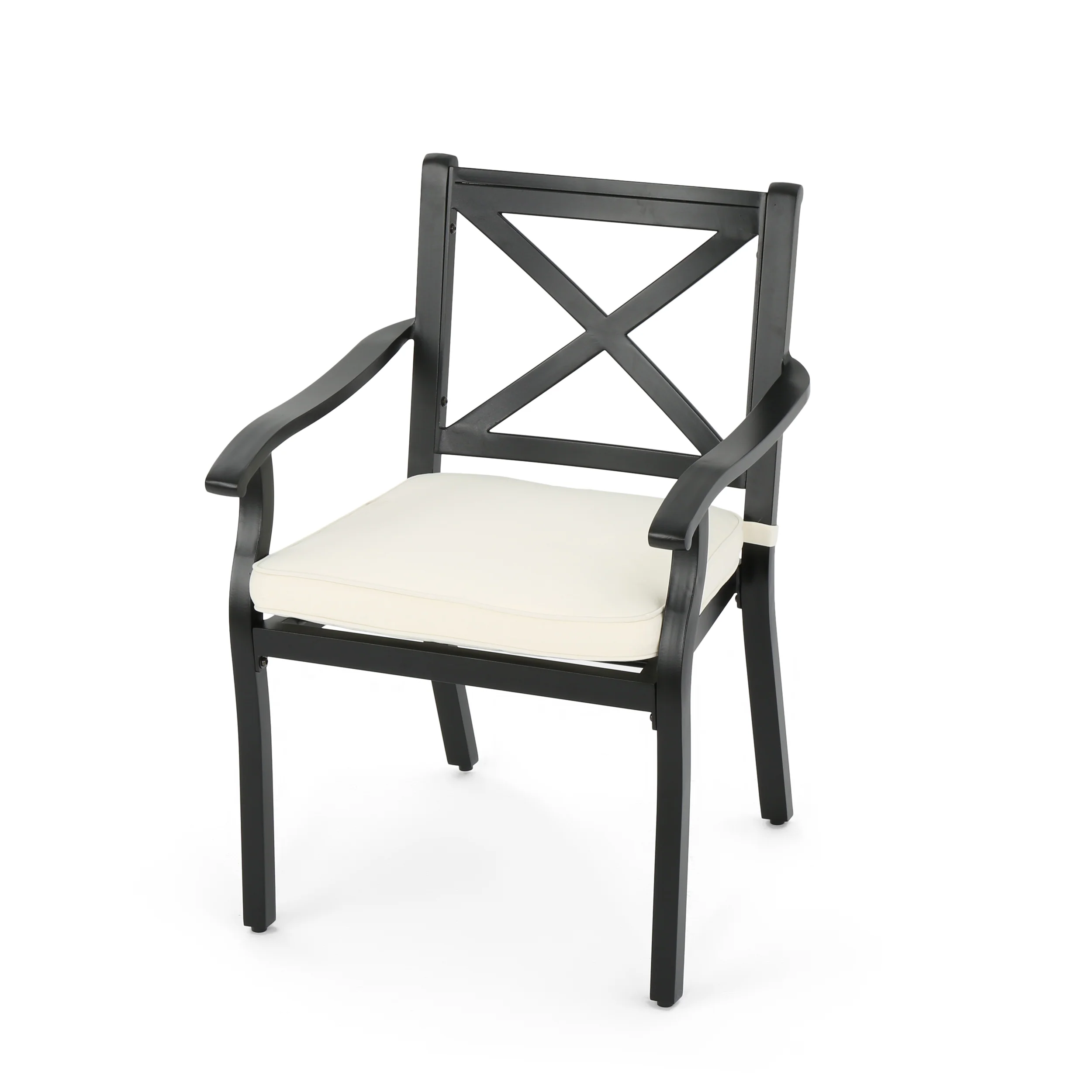 Nealie Outdoor 6 Seater Aluminum Dining Set - furnishings