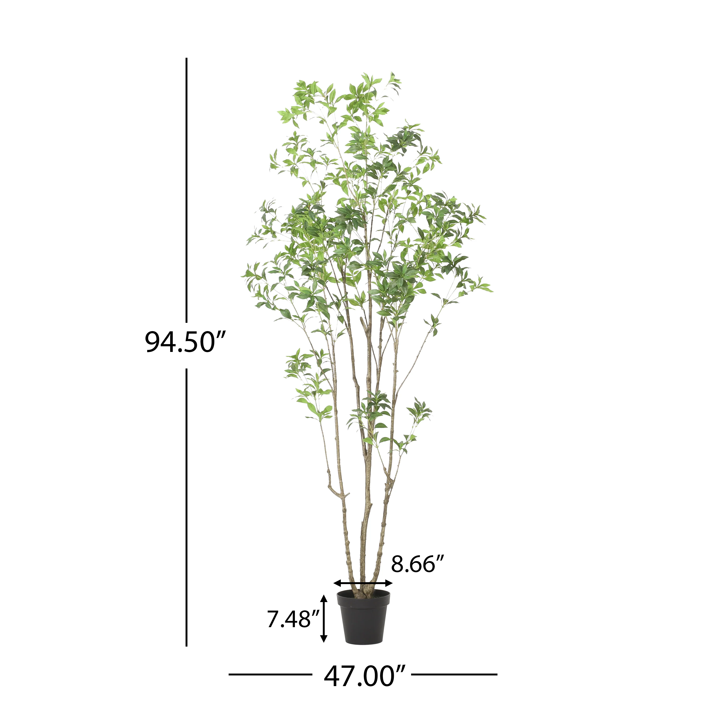 Purling Artificial Pieris Tree - furnishings