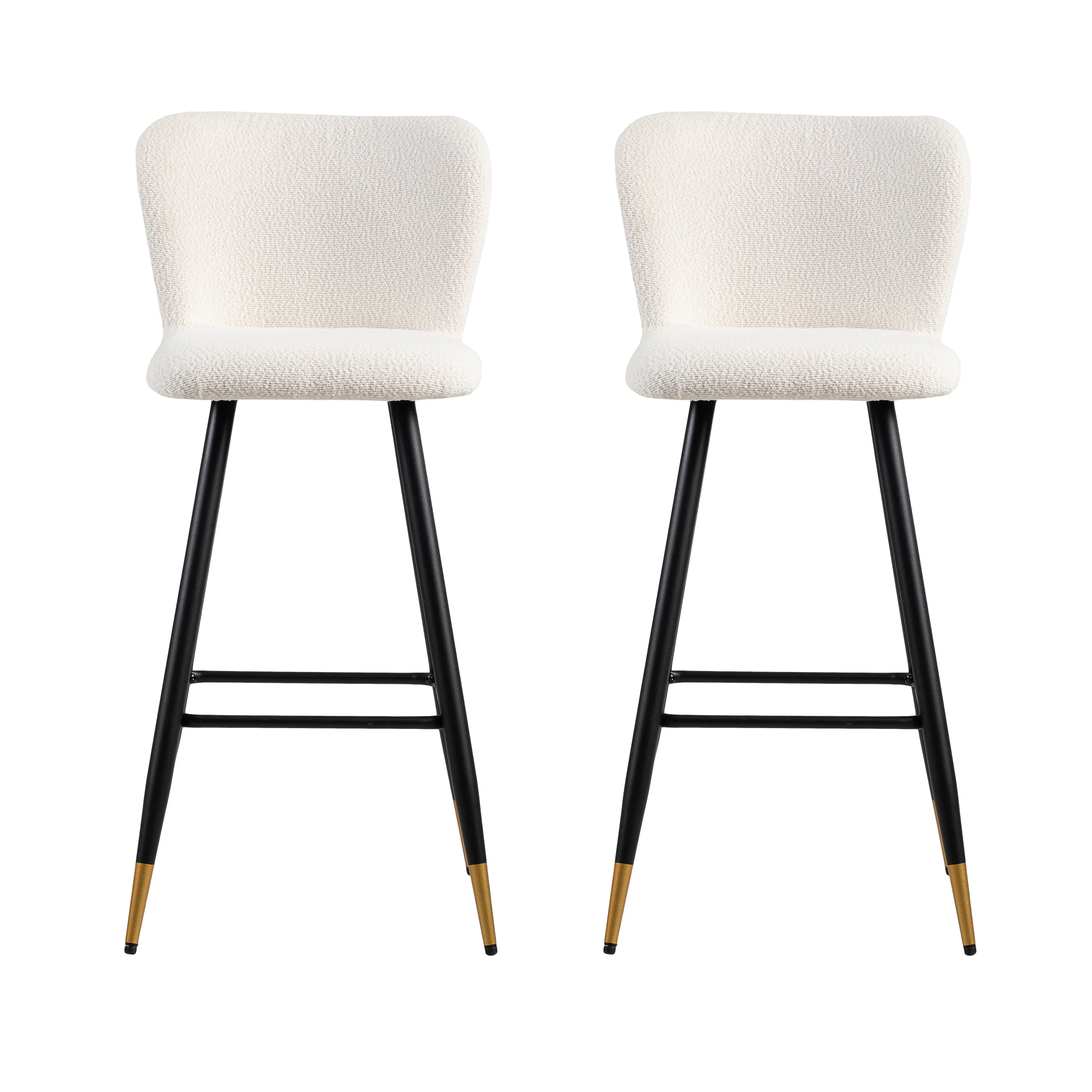 Orion Upholstered Bar Stools with Footrest - furnishings