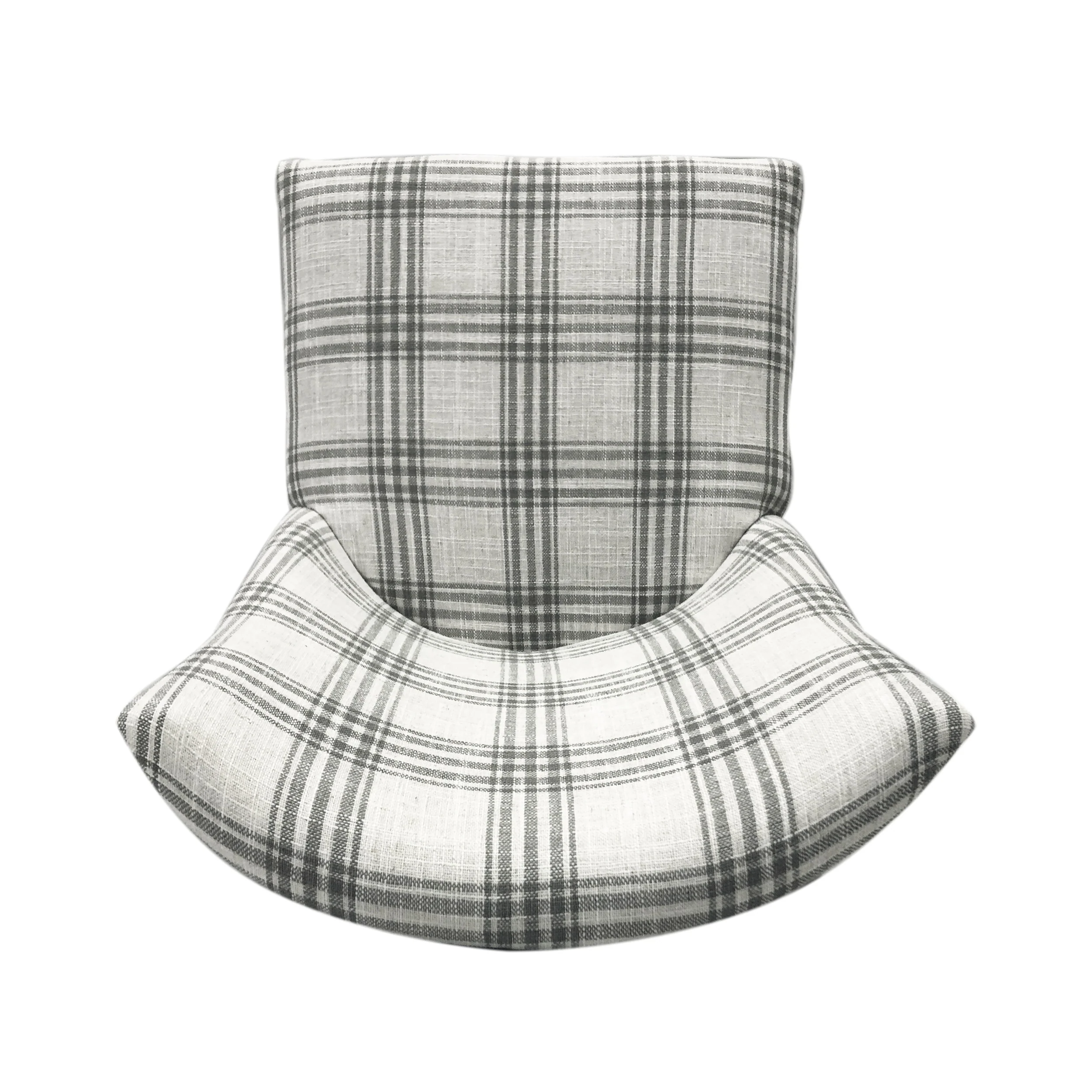 Rydel Contemporary Upholstered Plaid Dining Chairs, Set of 2 - furnishings