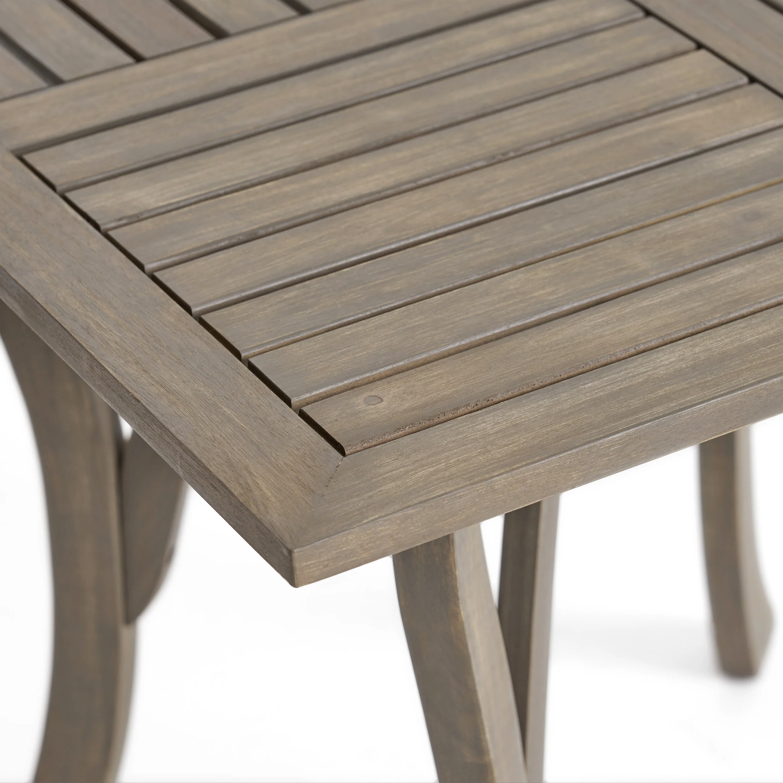 Alva Outdoor 5 Piece Acacia Wood/ Wicker Dining Set with Cushions - furnishings