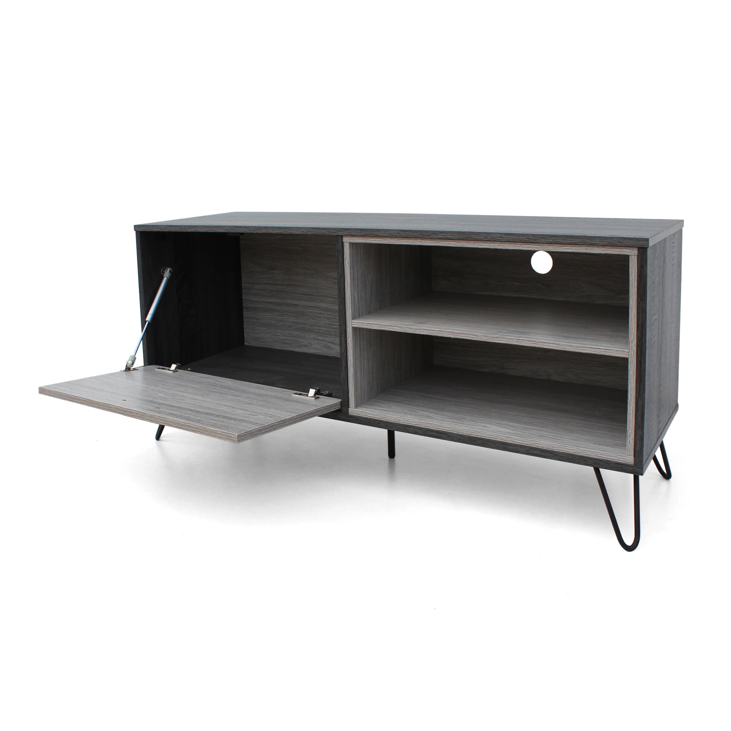 Kavala Mid Century 2 Piece TV Stand & Bookcase Set - furnishings