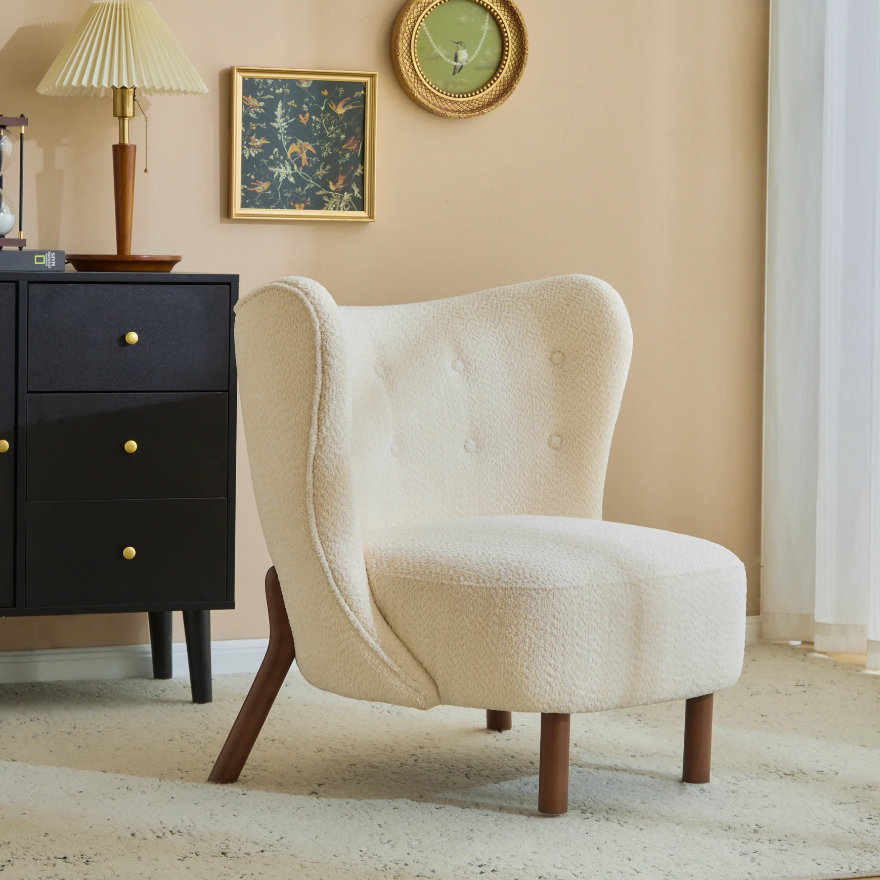 Ariae Birch Modern Upholstered Club Chair - furnishings