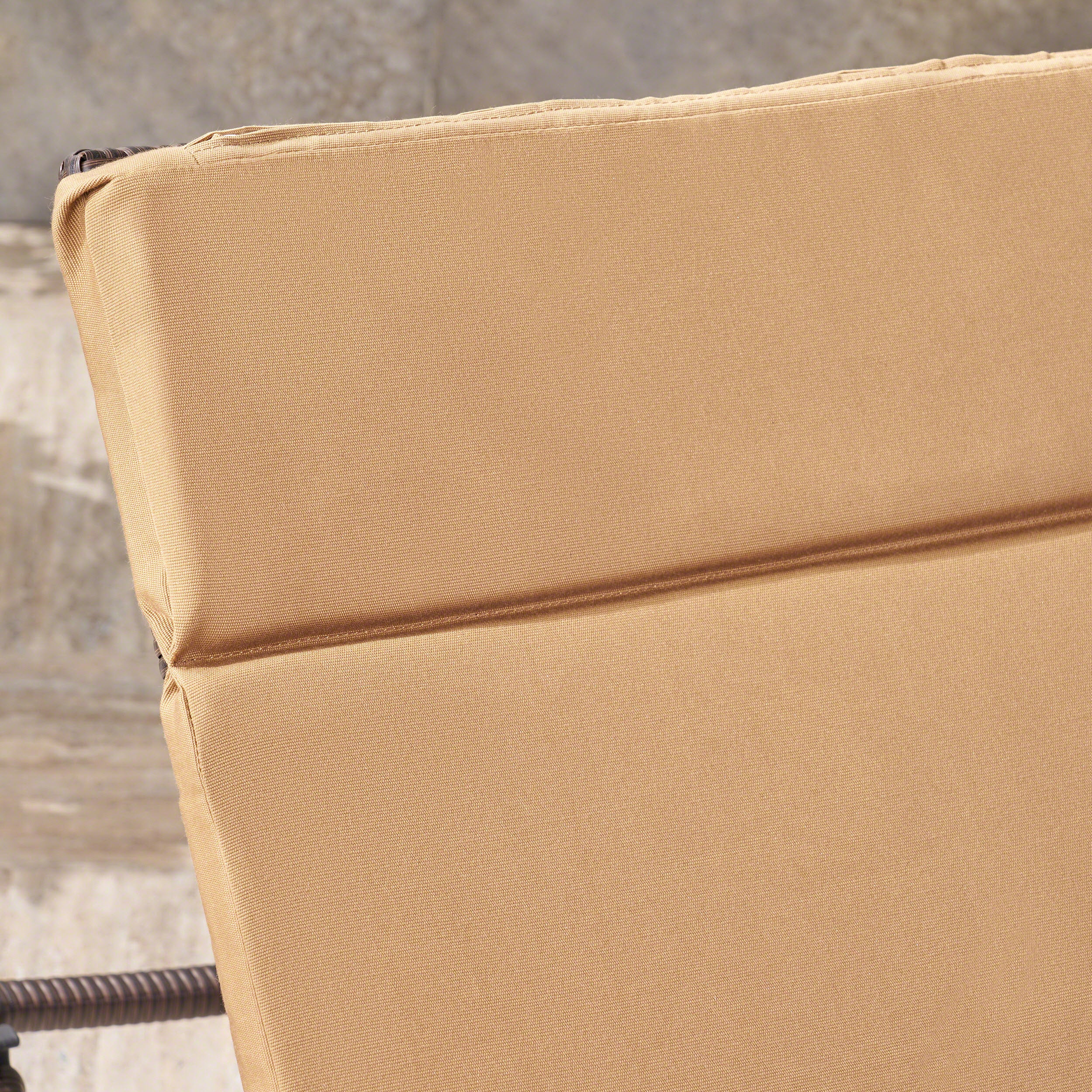 Albany Outdoor Water-Resistant Fabric Chaise Lounge Cushions (Set of 2) - furnishings