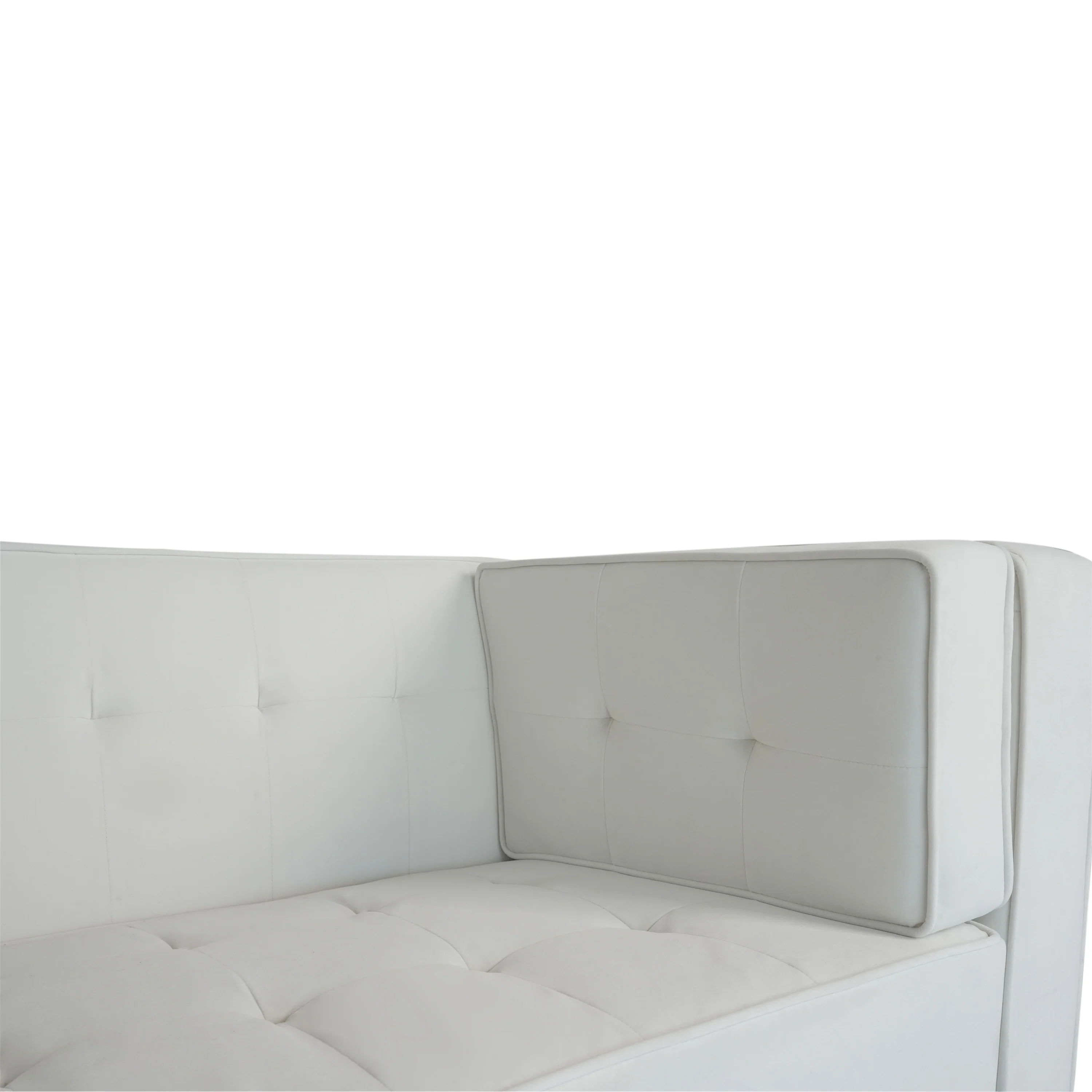 Sororia Velvet 3-Seater Low Profile Sofa - furnishings