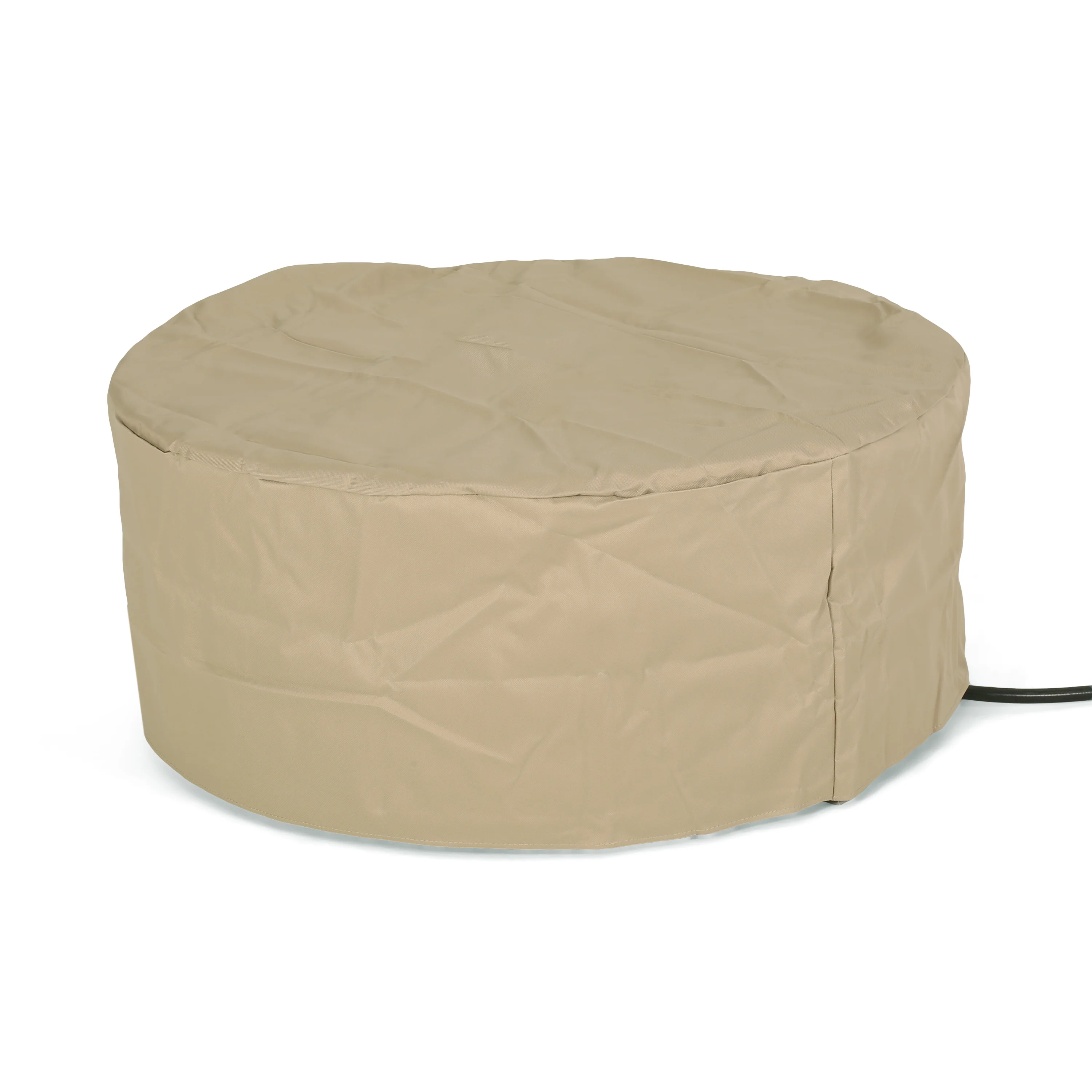 Jefferson Outdoor Round Fire Pit with Tank Holder - furnishings