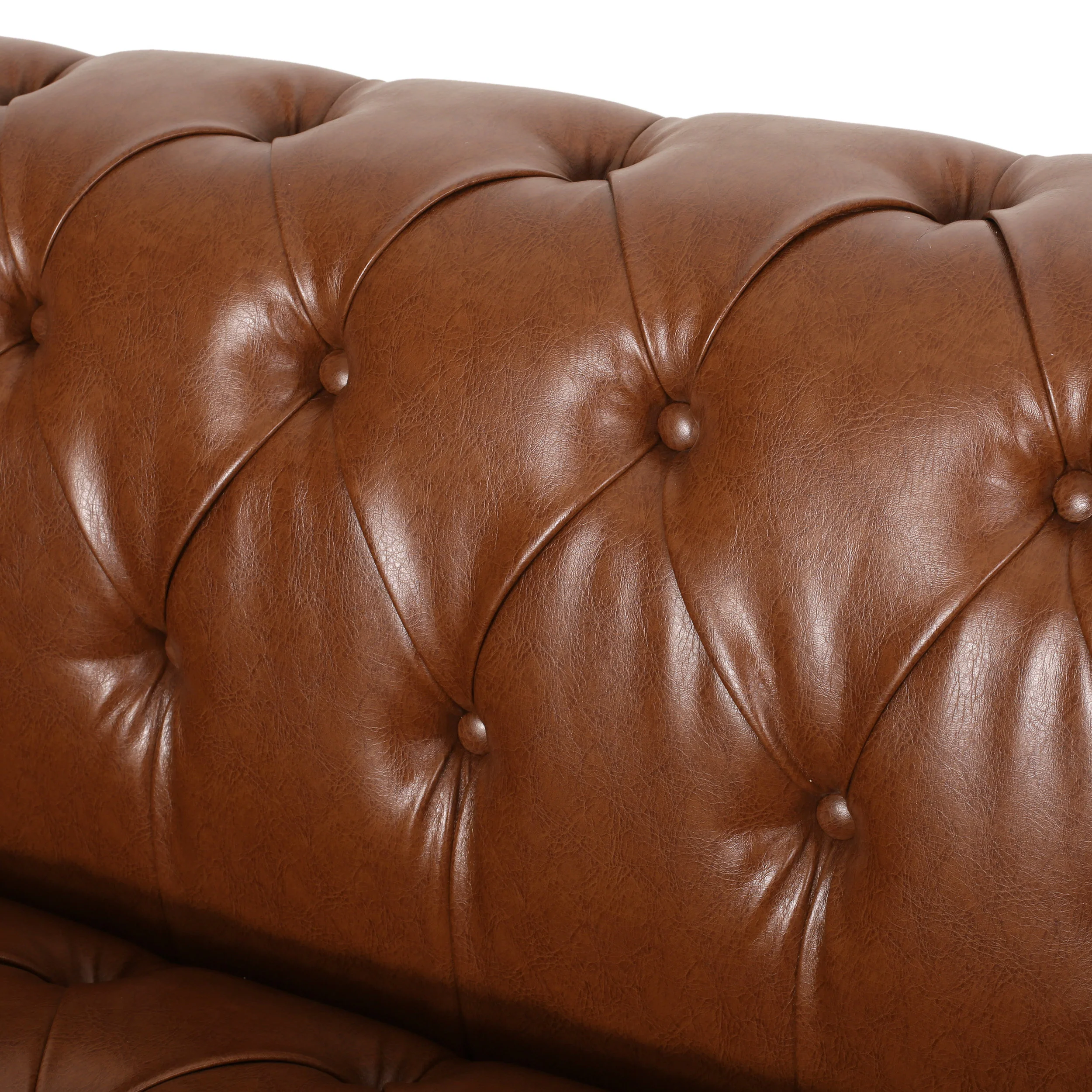 Marengo Contemporary Velvet Tufted 3 Seater Sofa - furnishings