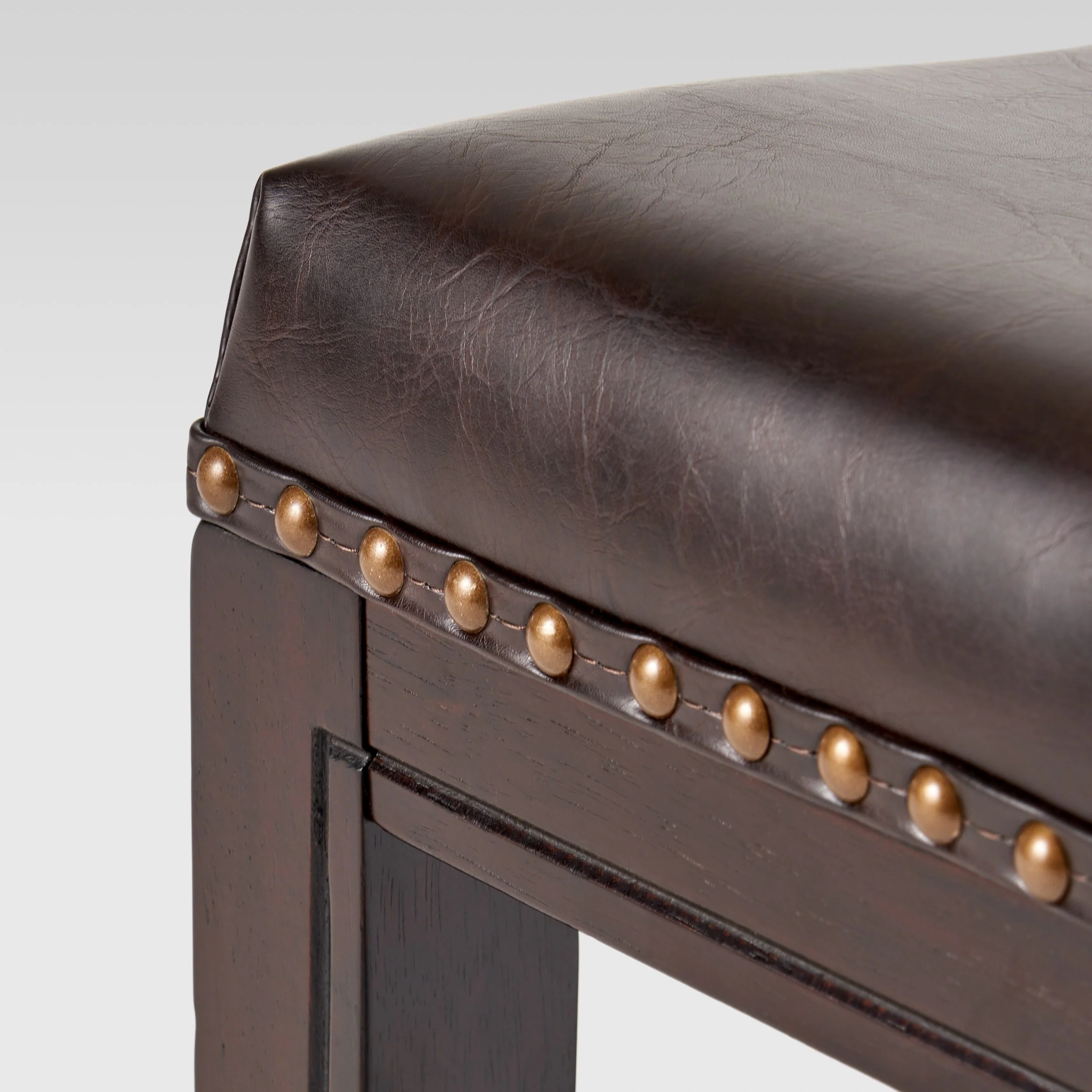 Contemporary Studded Counter Stool (Set of 2) - furnishings