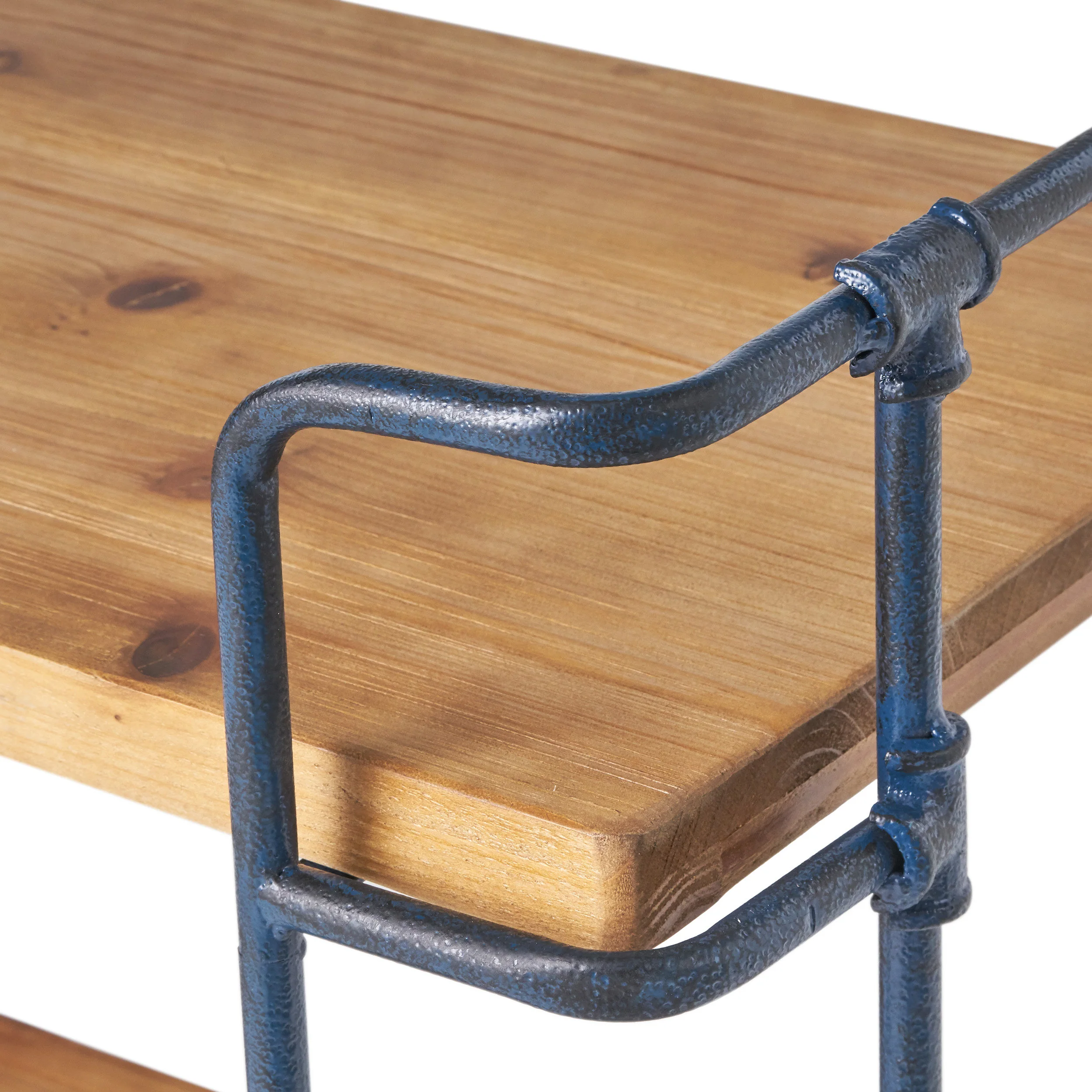 Mercia Industrial Pipe Design 3-Shelf Etagere Bookcase - furnishings