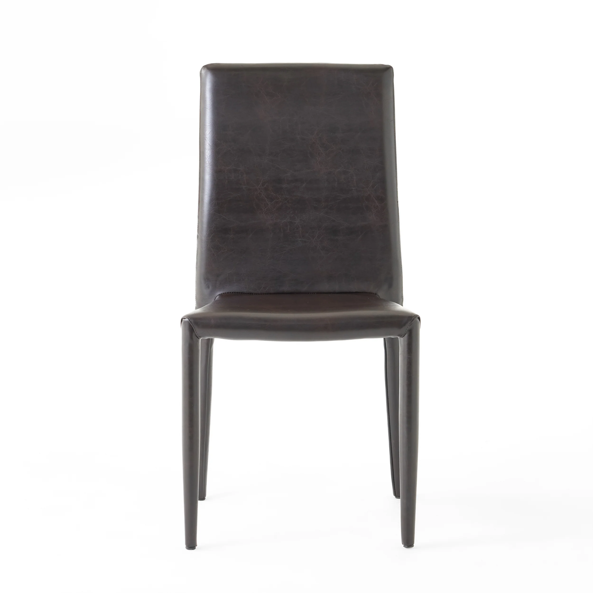 Pasiara Contemporary Brown Stacking Chairs (Set of 4) - furnishings