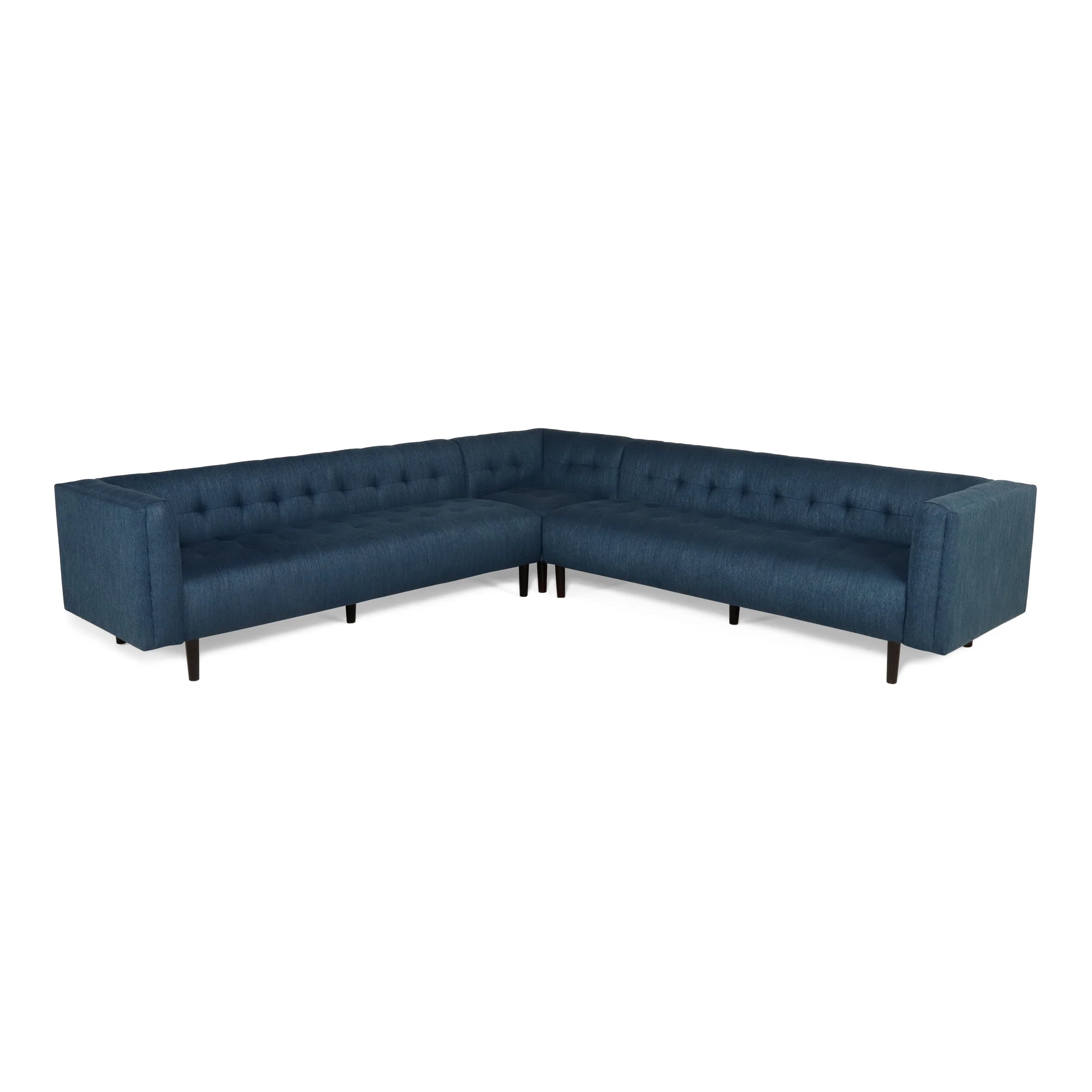Konnor Contemporary Upholstered 3 Piece Sectional Sofa Set - furnishings