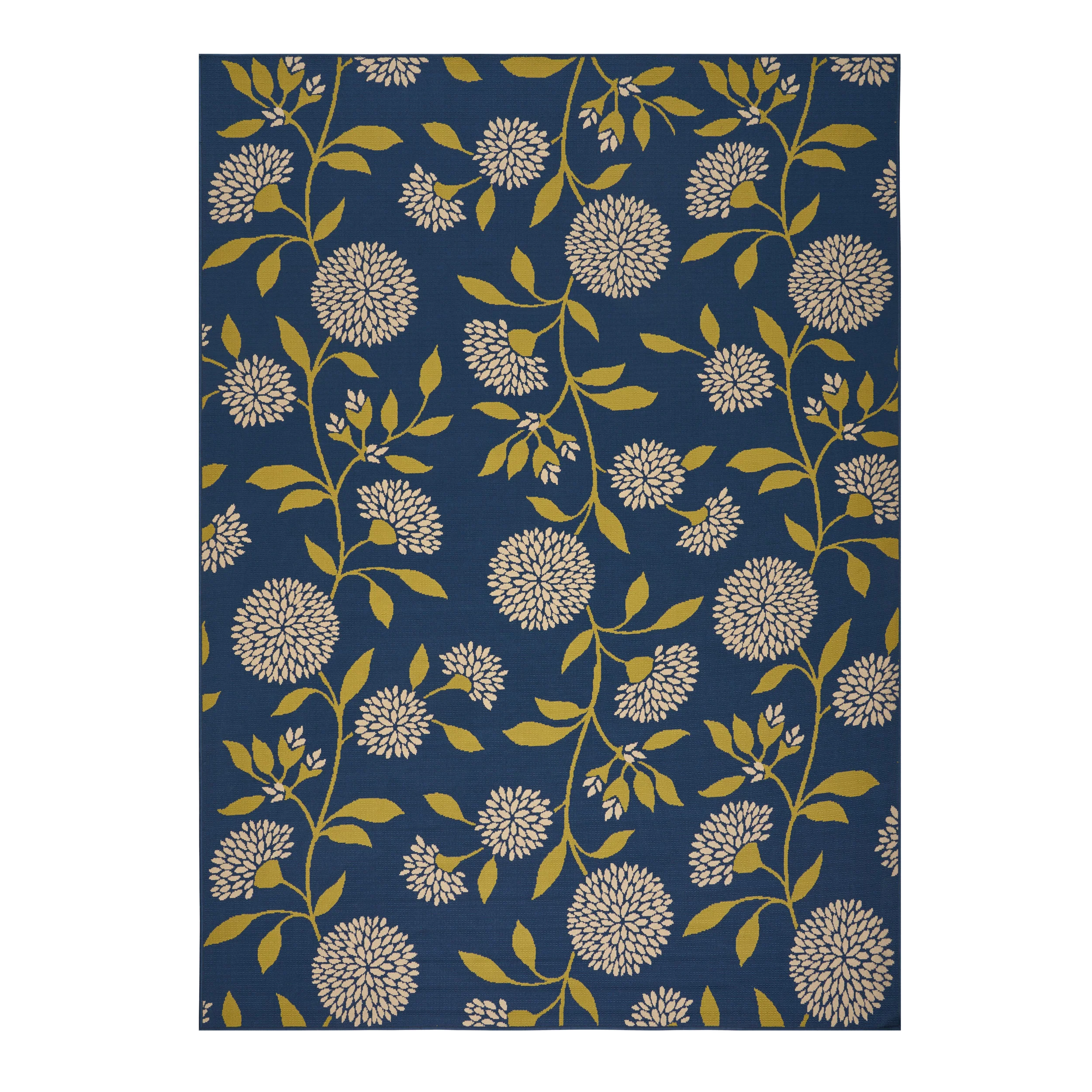 Tilda Outdoor Floral Area Rug - furnishings