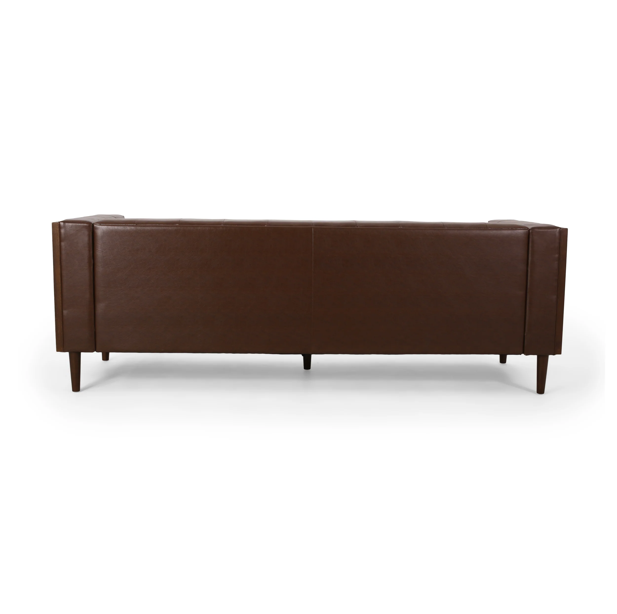 Neilan Contemporary Tufted Deep Seated Sofa with Accent Pillows - furnishings