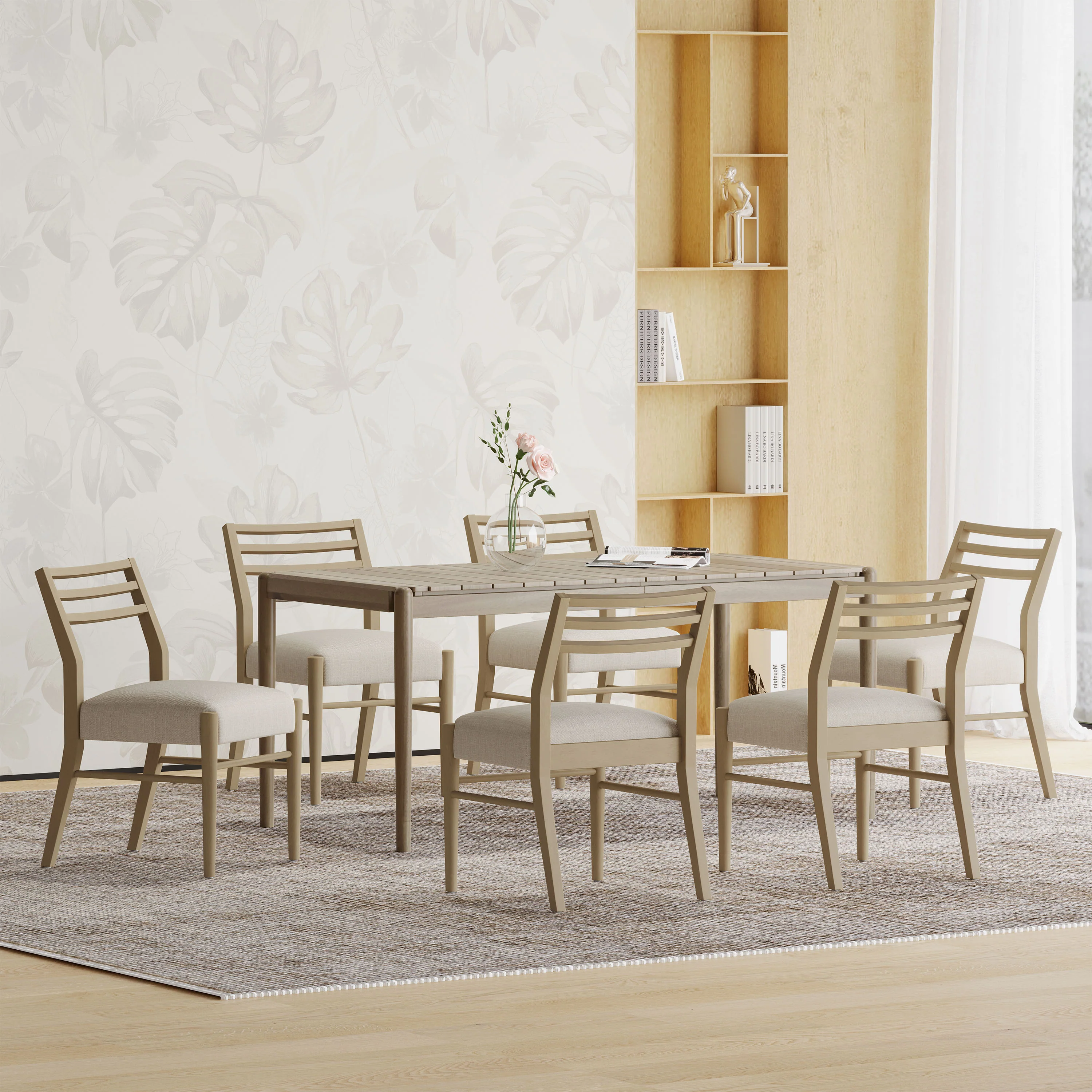 Farnam Acacia Wood 7 Piece Dining Set - furnishings