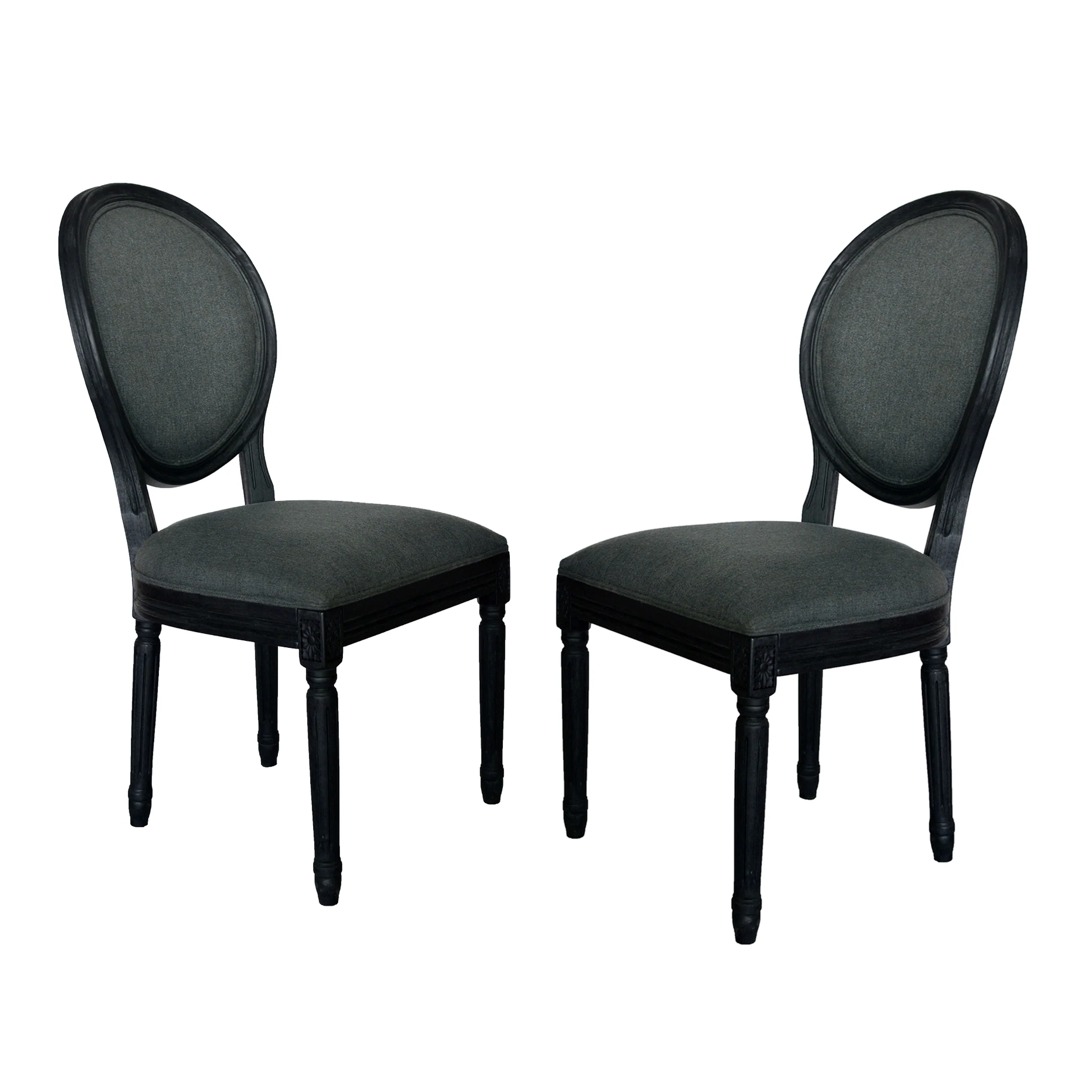 Babbs Traditional Fabric Dining Chairs - furnishings