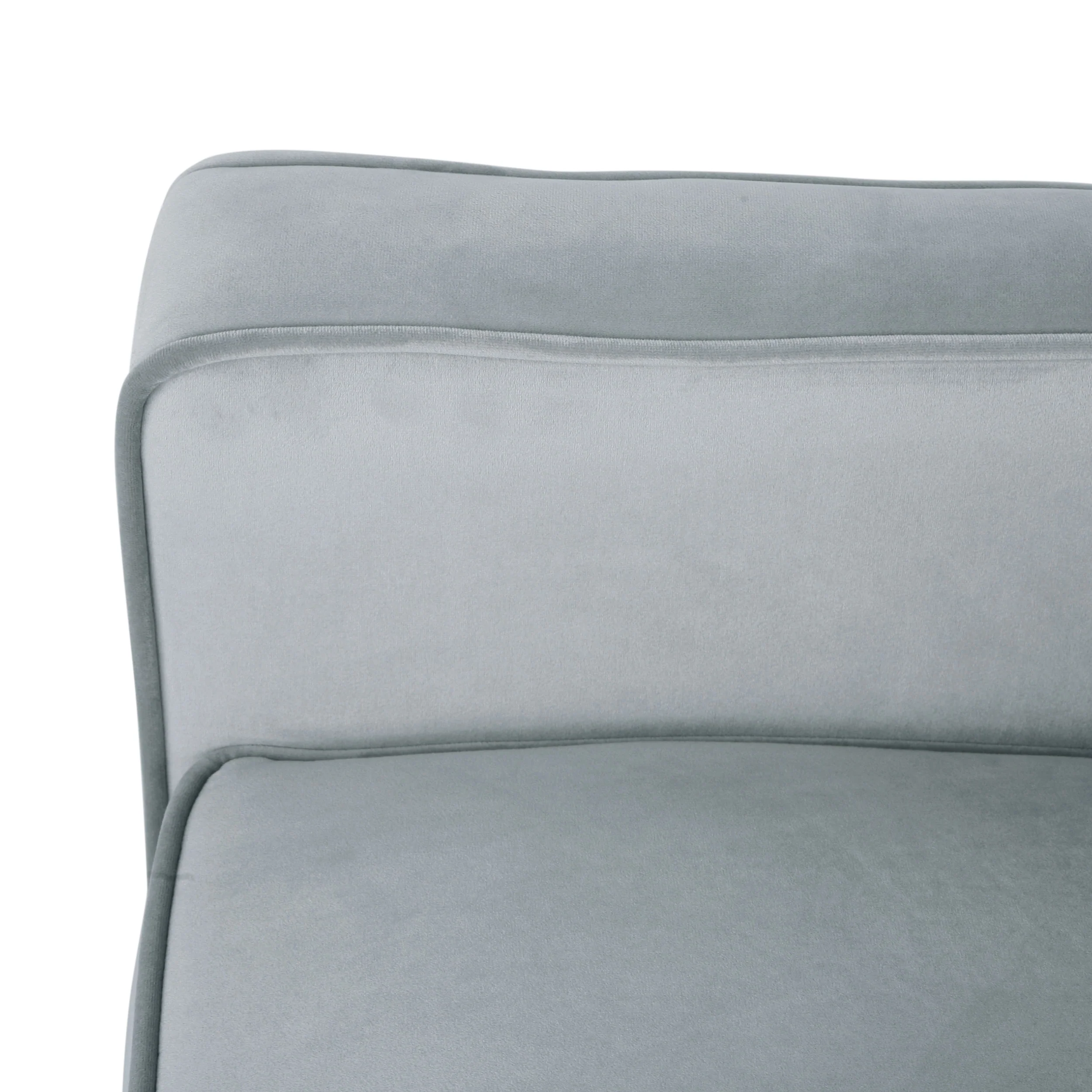 Sonny Contemporary Velvet Club Chair - furnishings