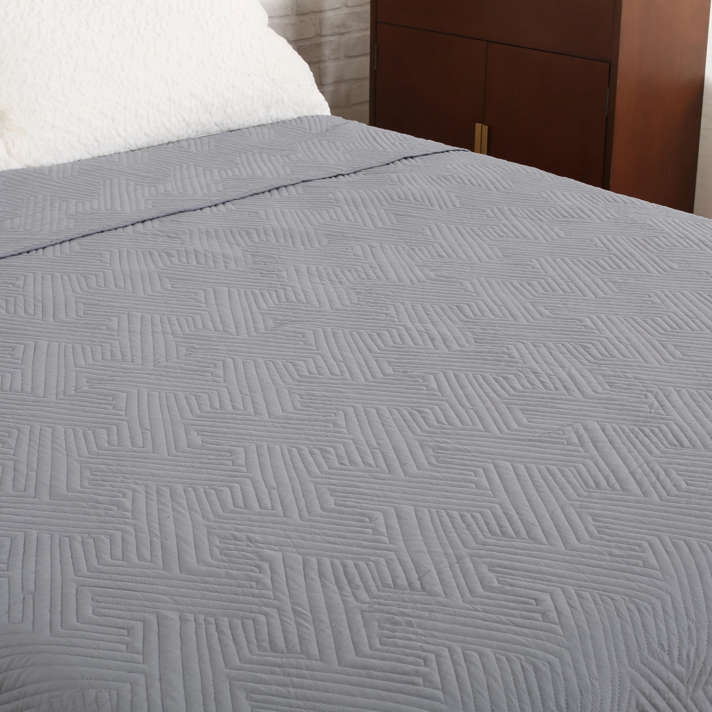 Cohen Double Bed Fabric Quilt - furnishings
