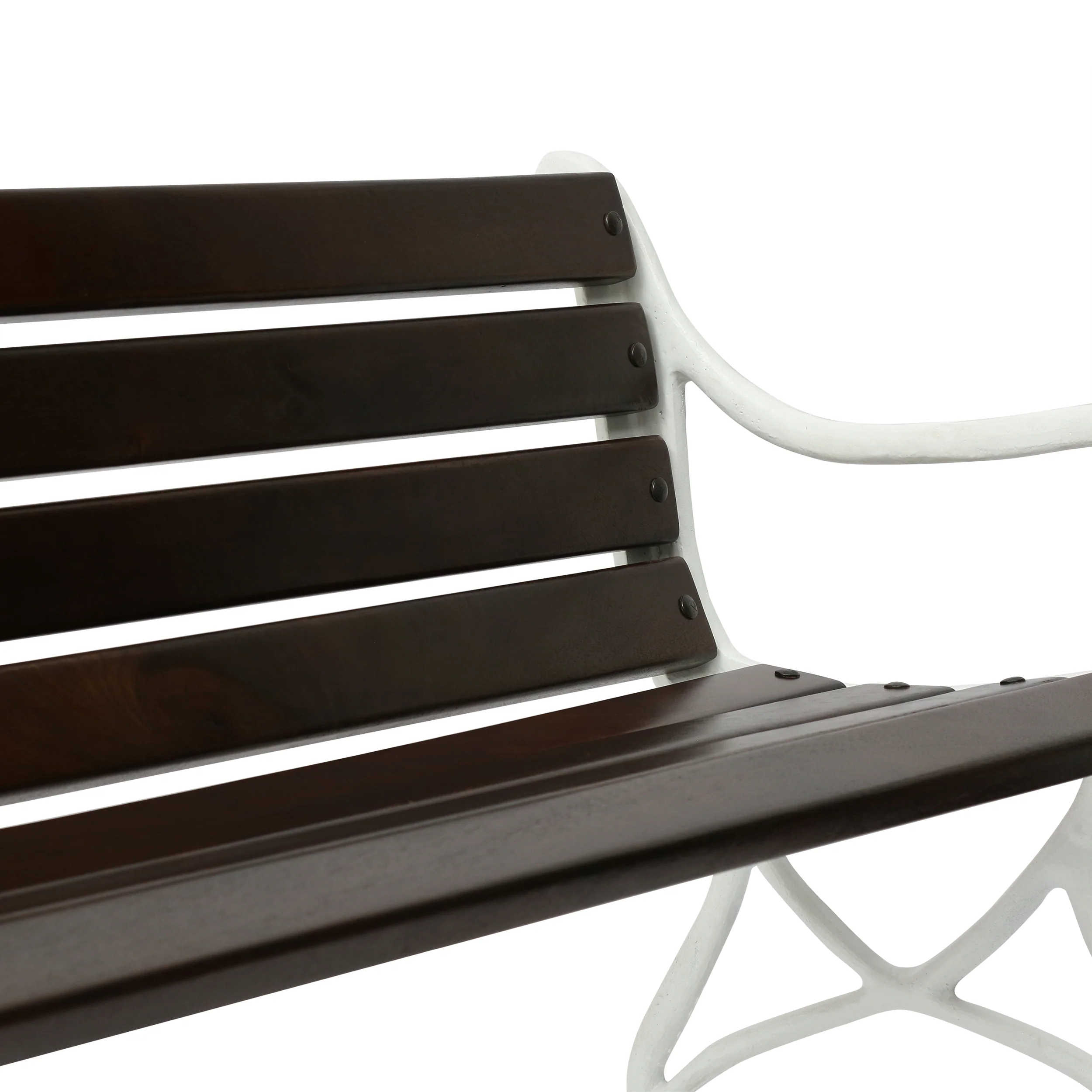 Taber Outdoor Handmade Acacia Wood Bench, Rustic Brown and White - furnishings