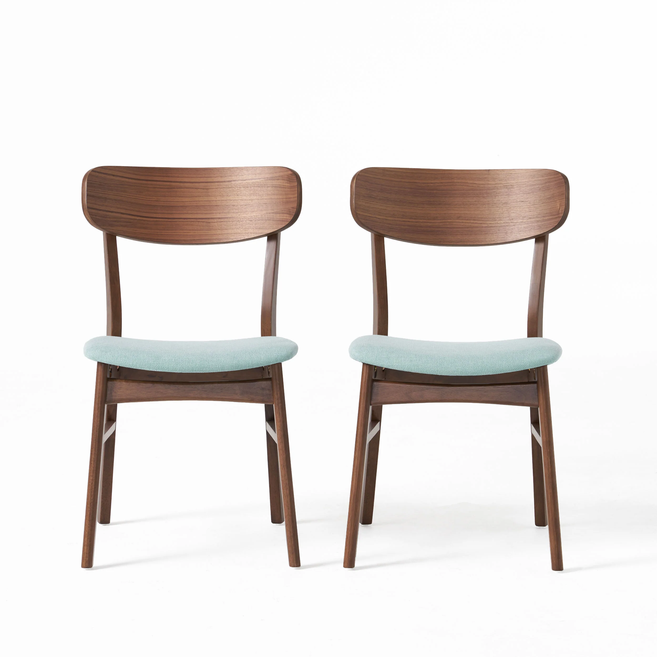 Lucille Fabric/ Wood Finish Dining Chair (Set of 2) - furnishings
