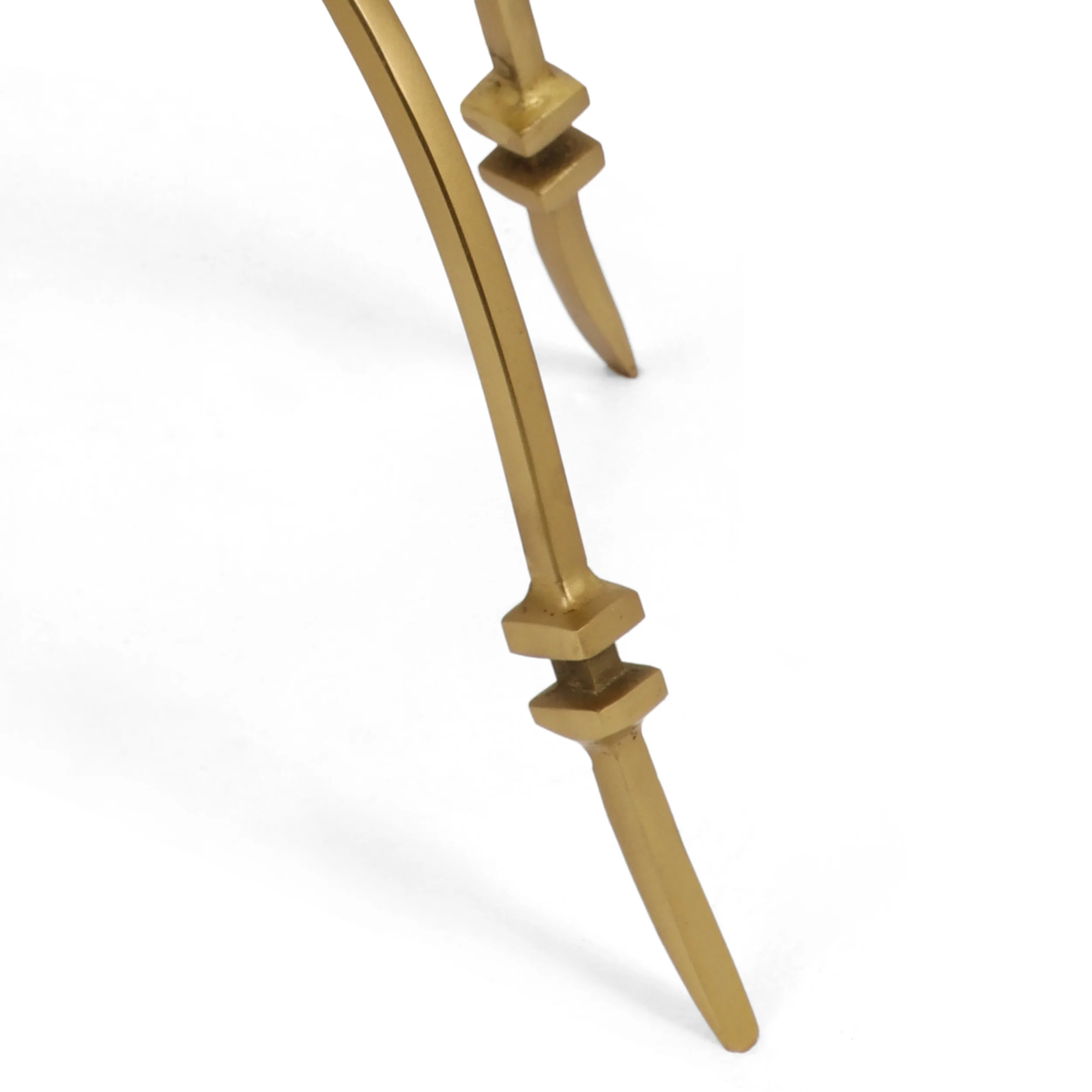 Bracha Vintage Style Iron Tray Top Side Table - furnishings