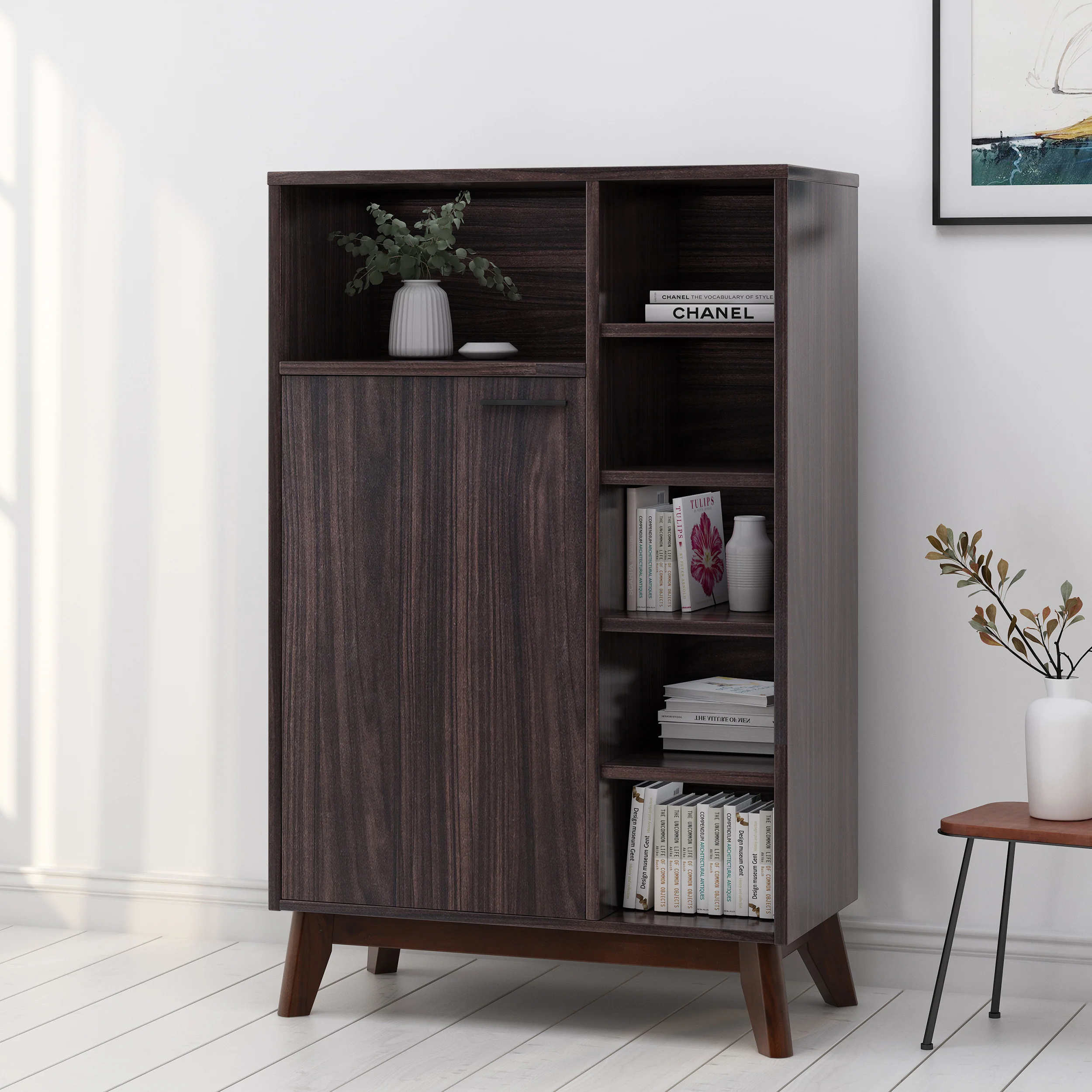 Deschutes Mid-Century Modern Multi-Functional Cabinet - furnishings