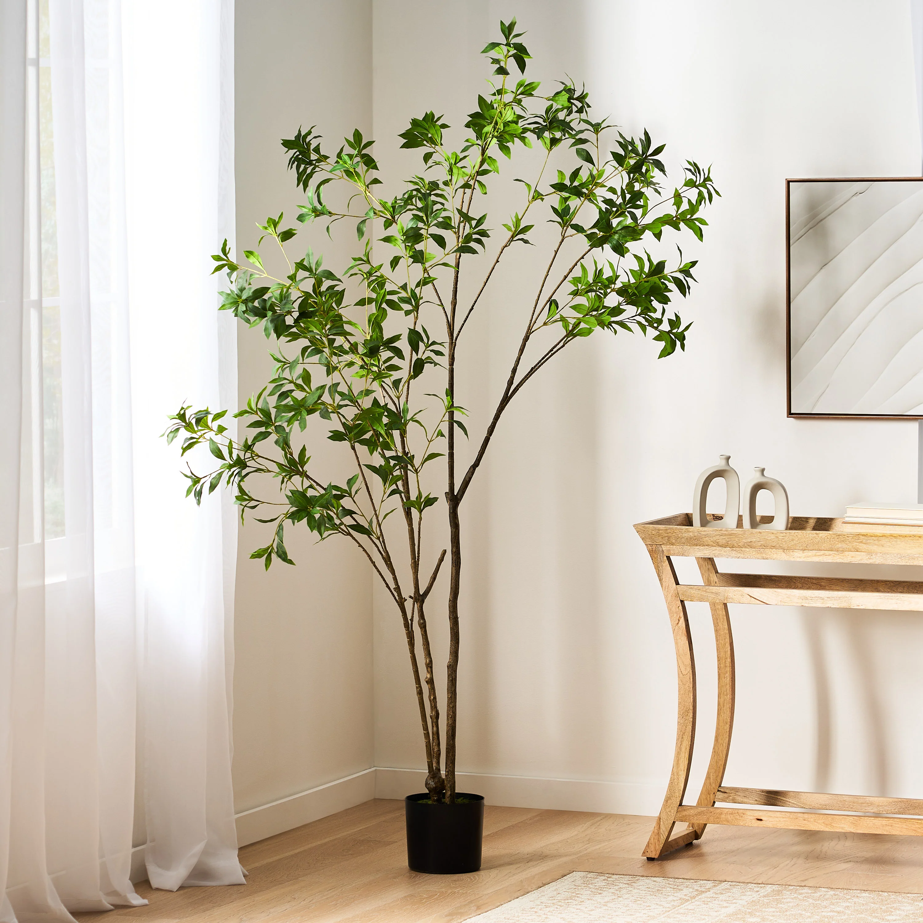 Purling Artificial Pieris Tree - furnishings
