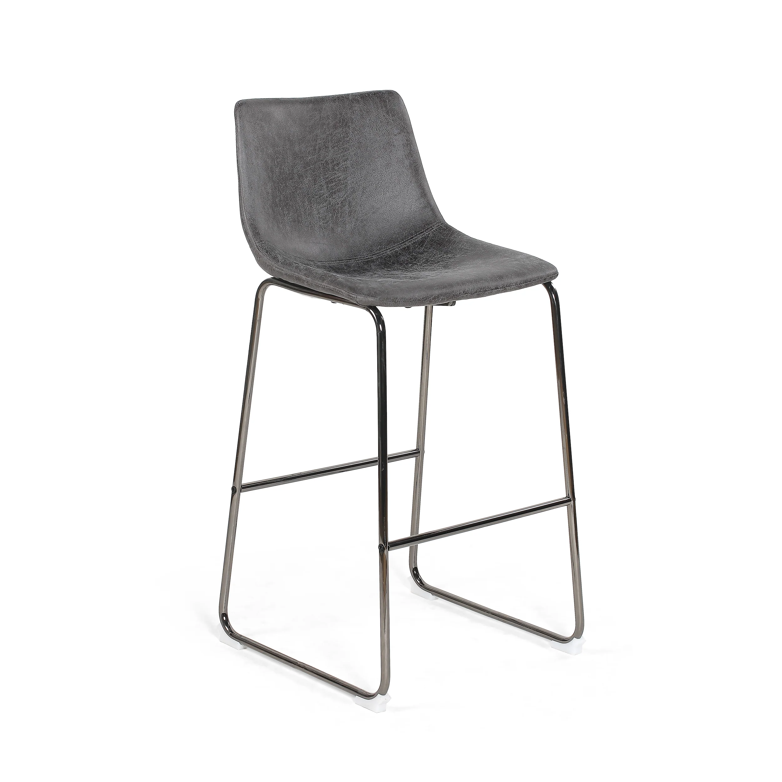 San Modern Microfiber Bar Stool - furnishings