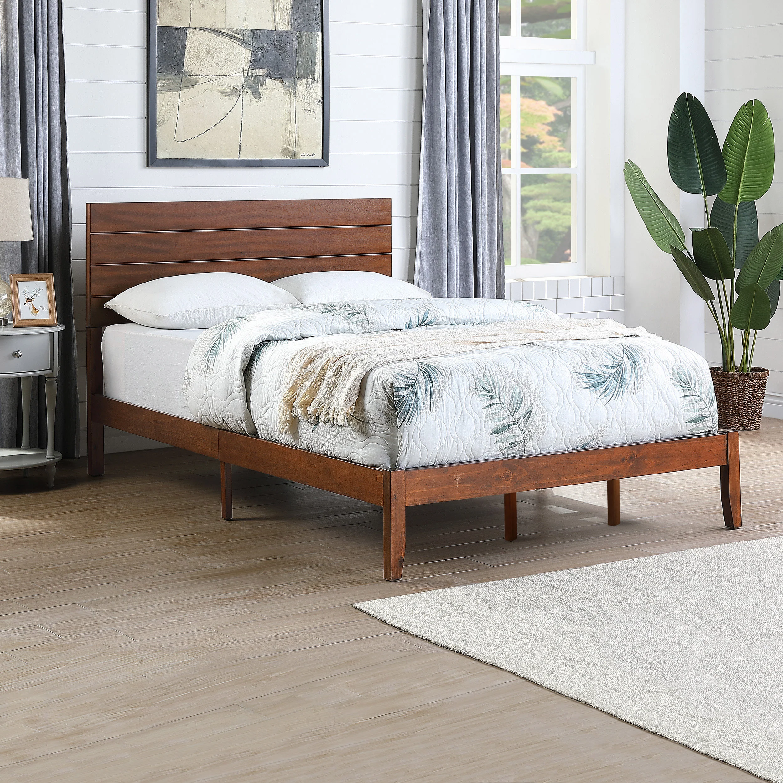 Apollo Queen Size Bed with Headboard - furnishings