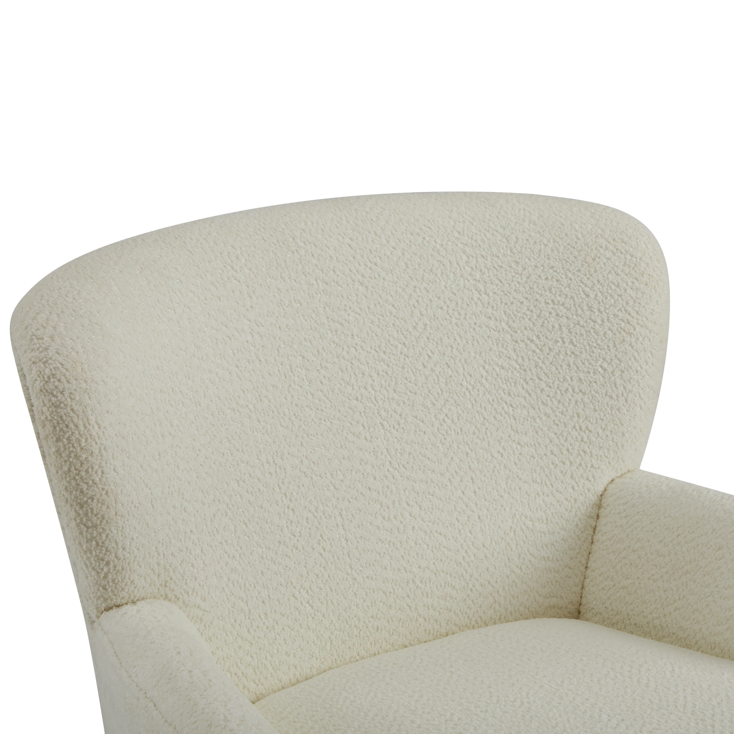 Calla Modern Birch Upholstered Club Chair, Off-White - furnishings