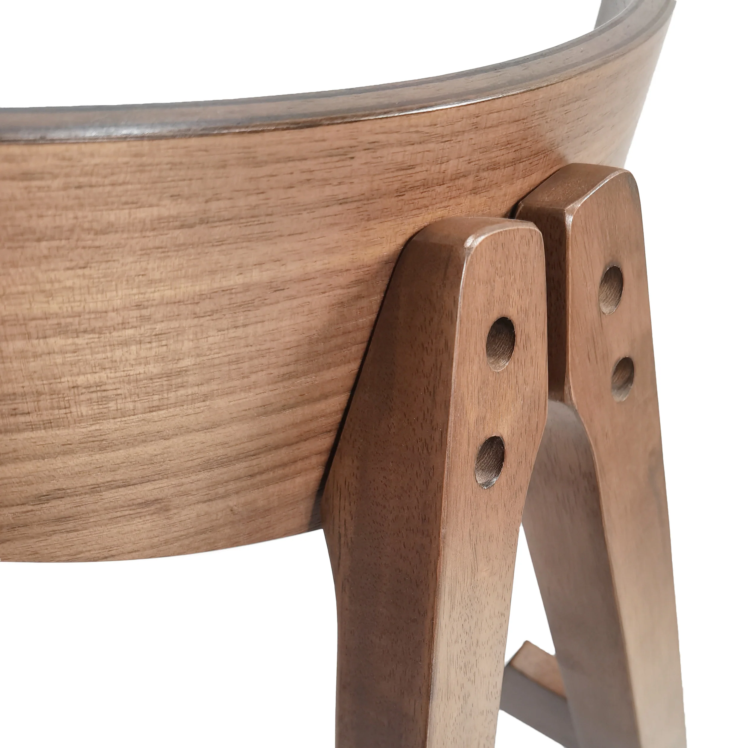 Sunapee Mid Century Modern Fabric Upholstered Wood 25 Inch Counter Stools (Set of 2) - furnishings