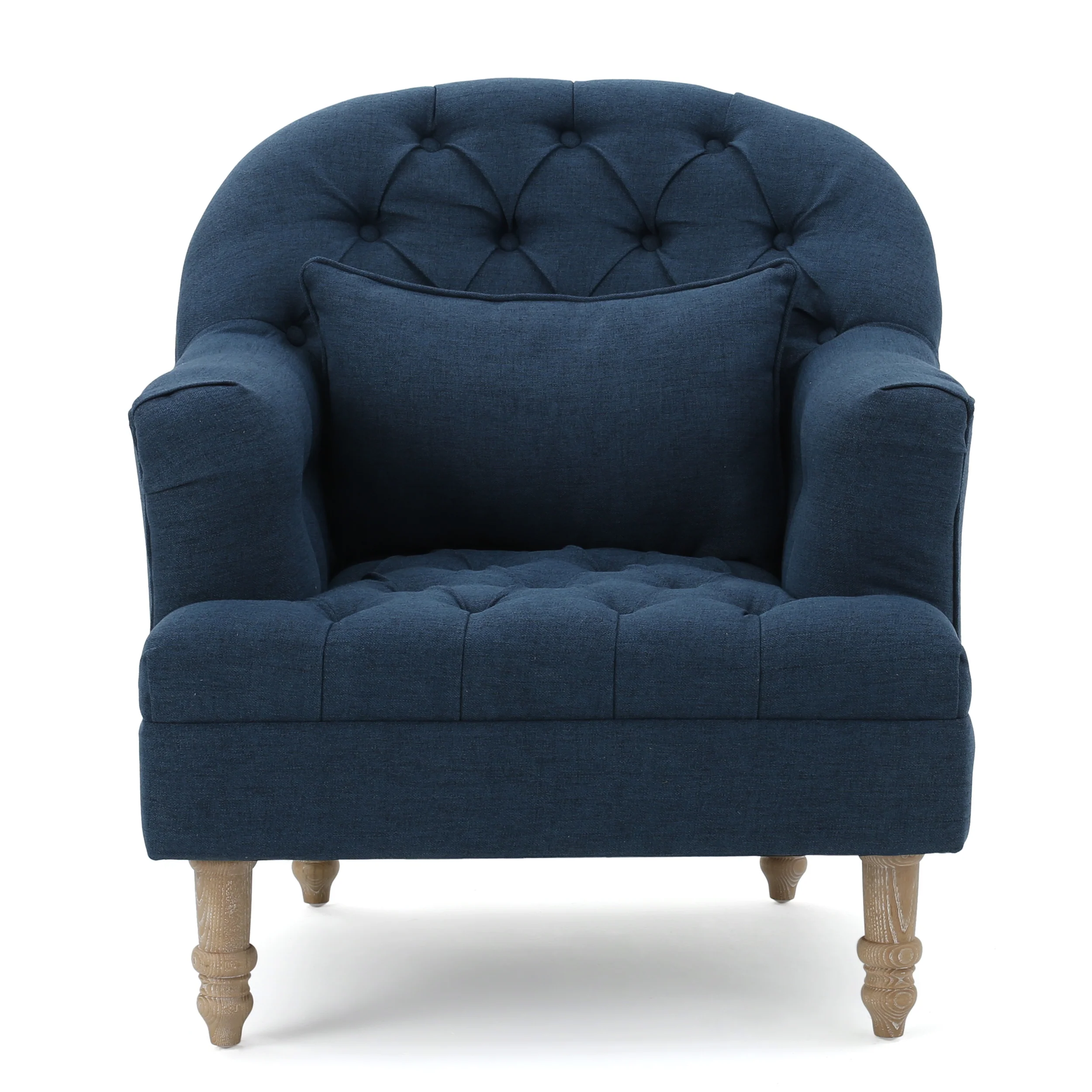 Kimberly Fabric Tufted Club Chair - furnishings