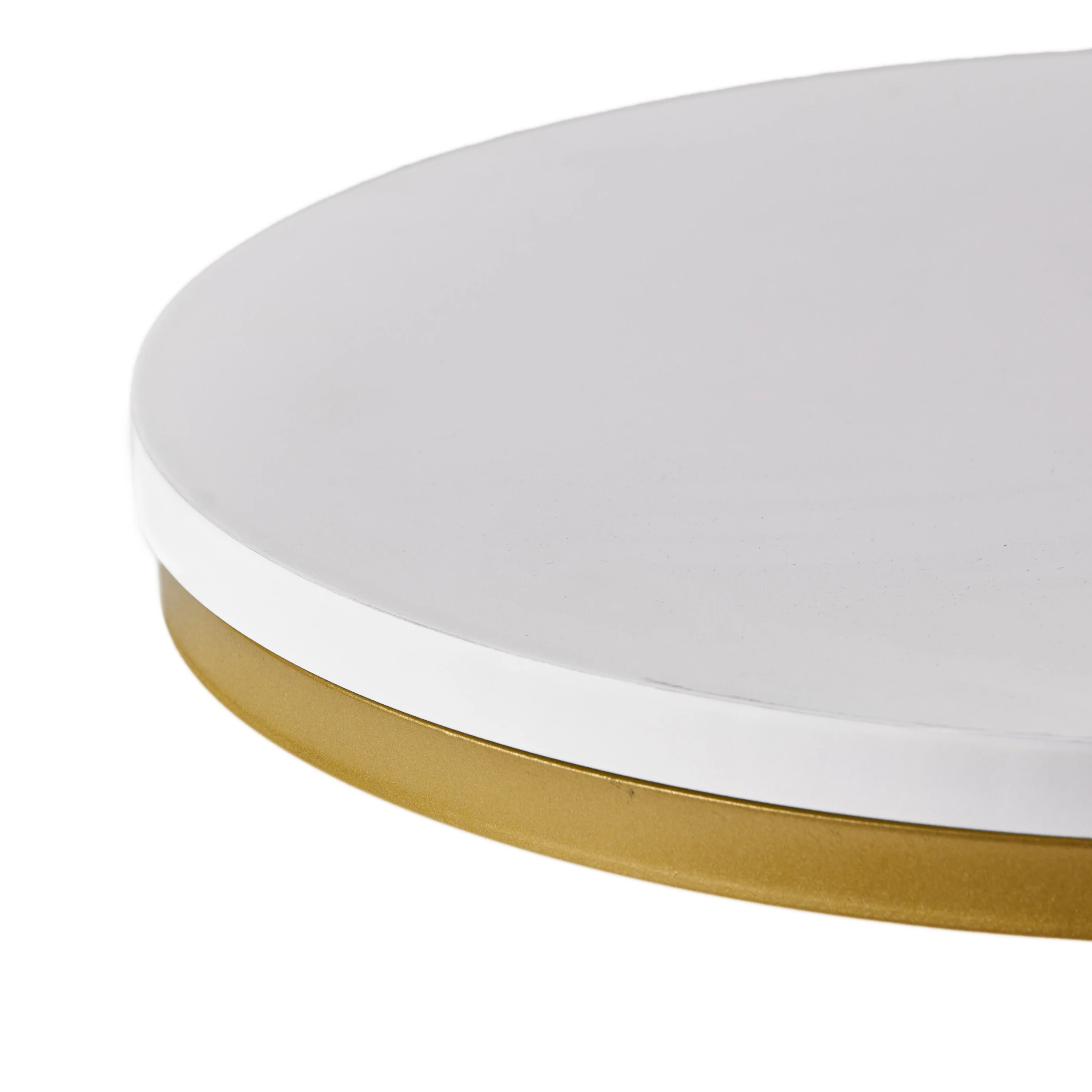 Mcgill Modern Glam C-Shaped End Table - furnishings