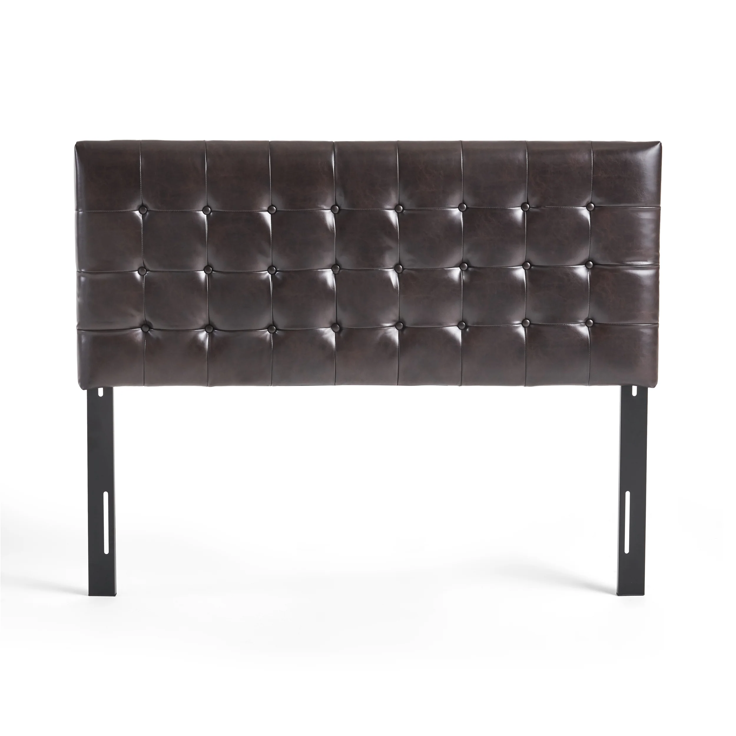 Lansing Queen/Full Brown Leather Headboard - furnishings